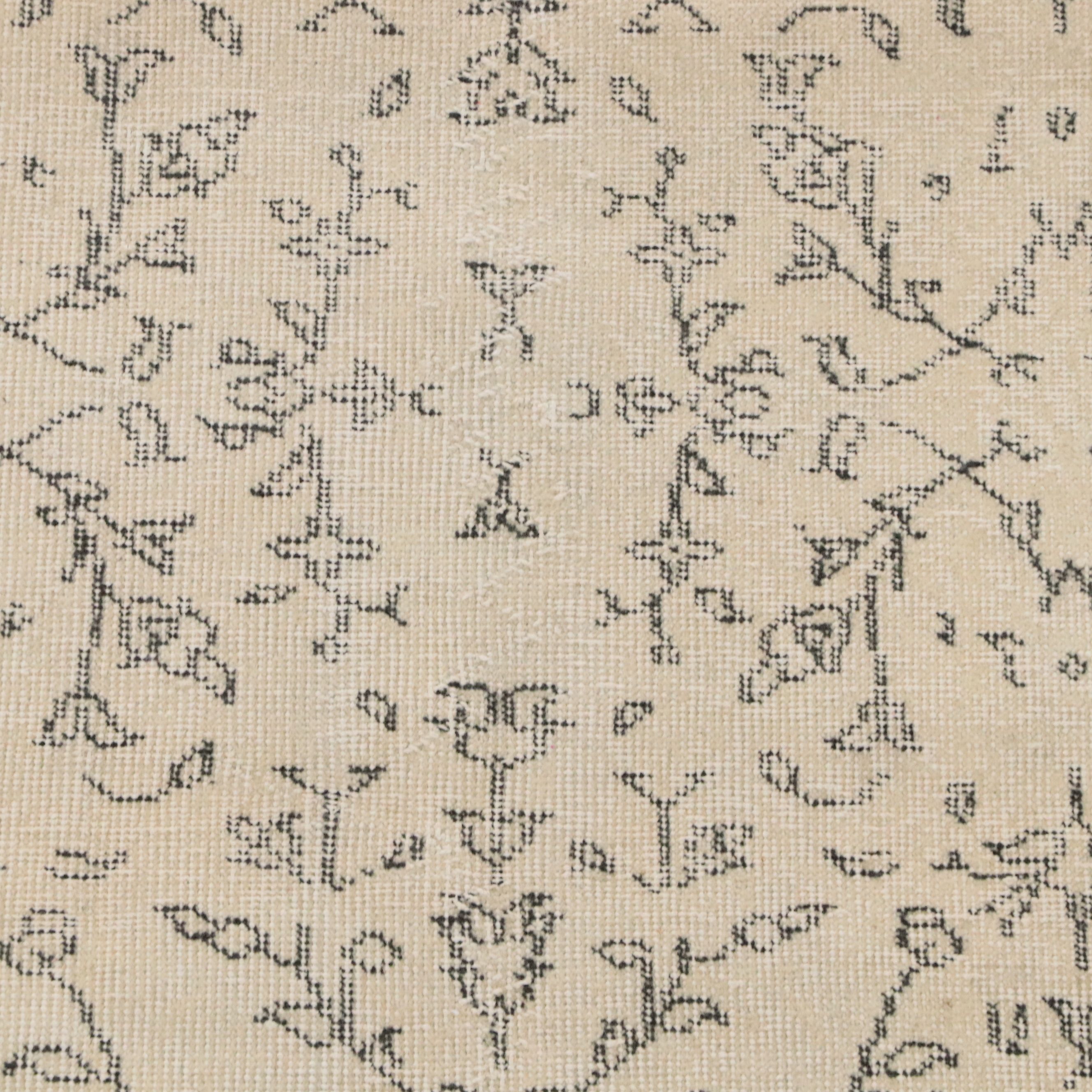 3'11 x 6'9 Hand-Knotted Turkish Oushak Area Rug