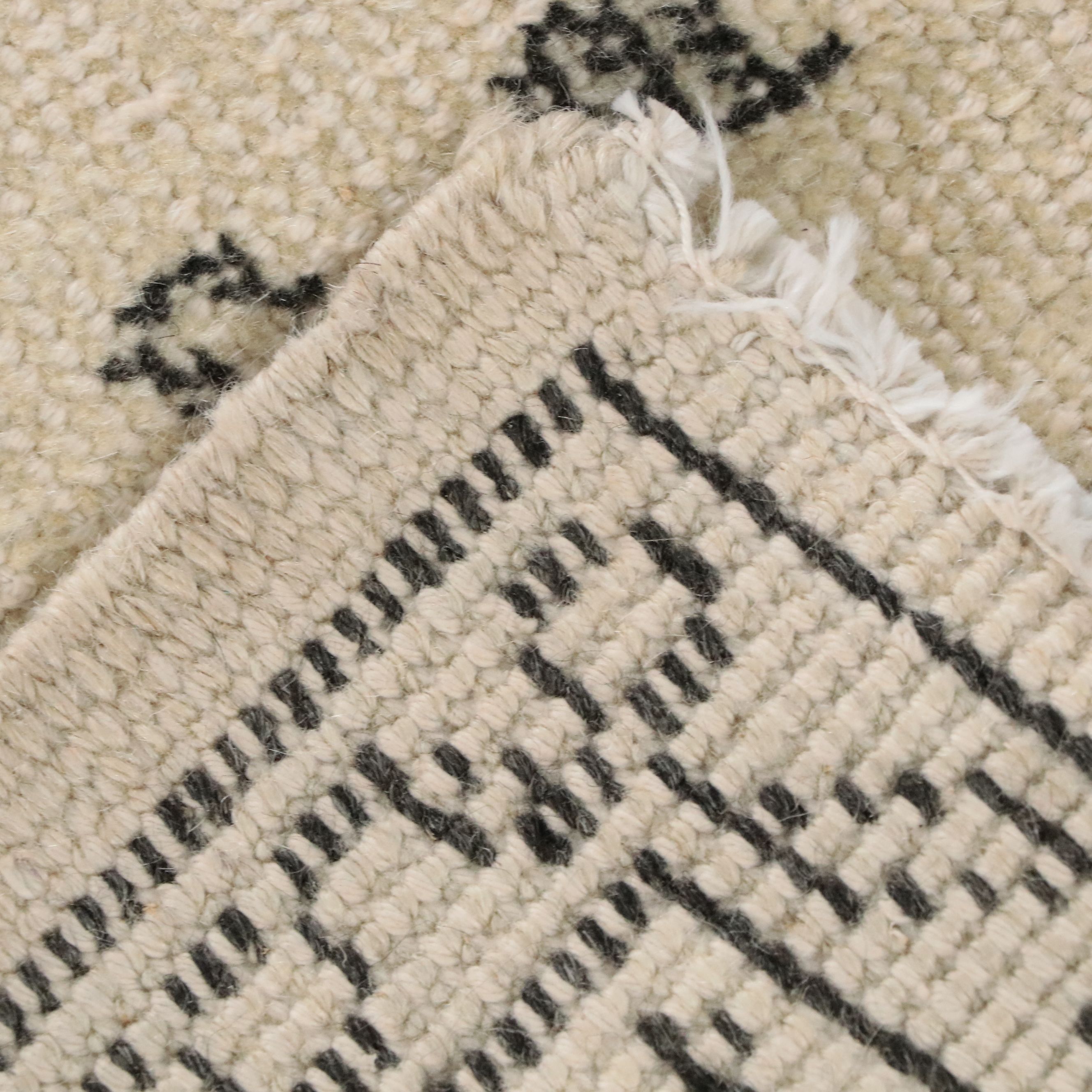 3'11 x 6'9 Hand-Knotted Turkish Oushak Area Rug