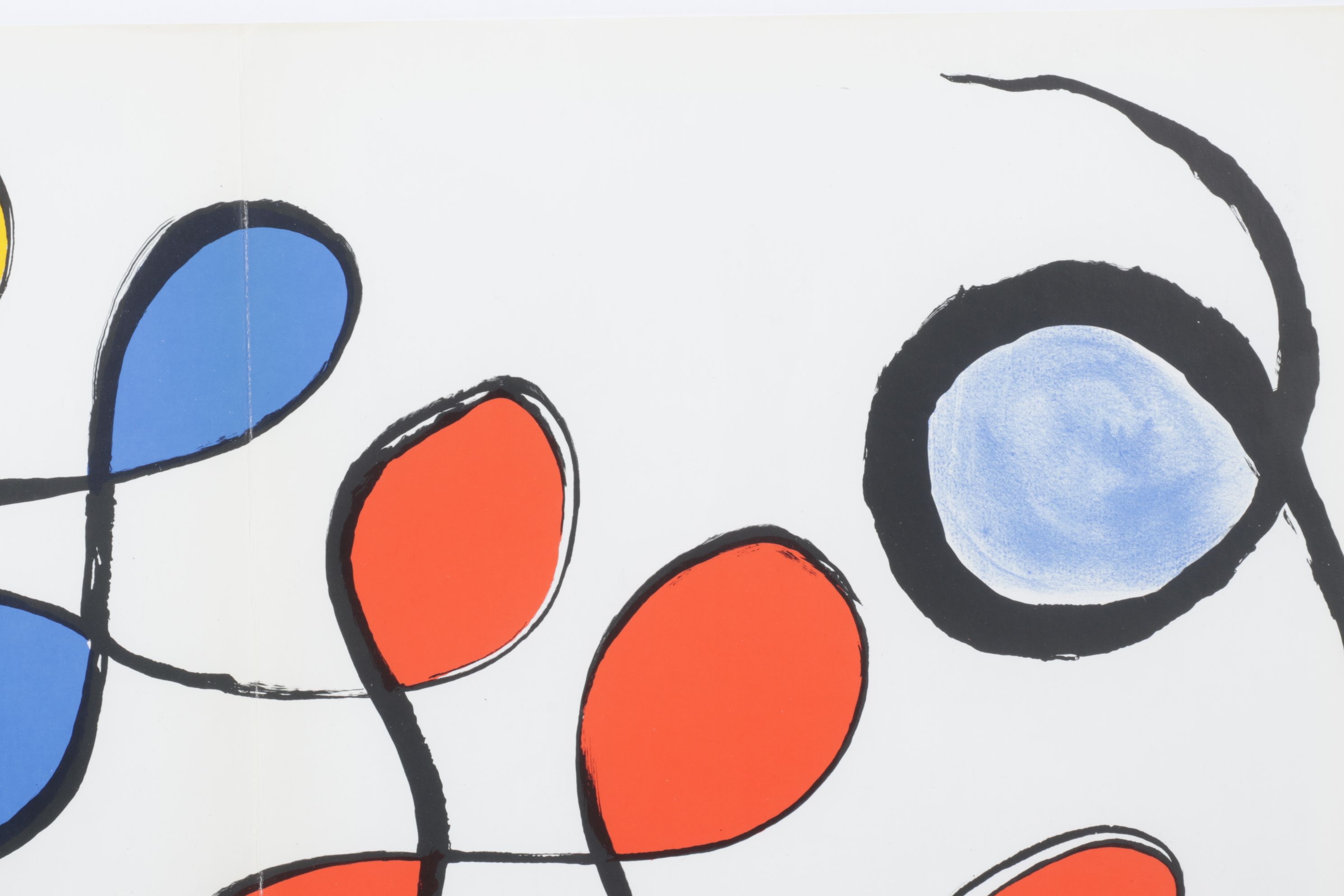 Alexander Calder Double-Page Color Lithograph for "Derrière le Miroir," 1971