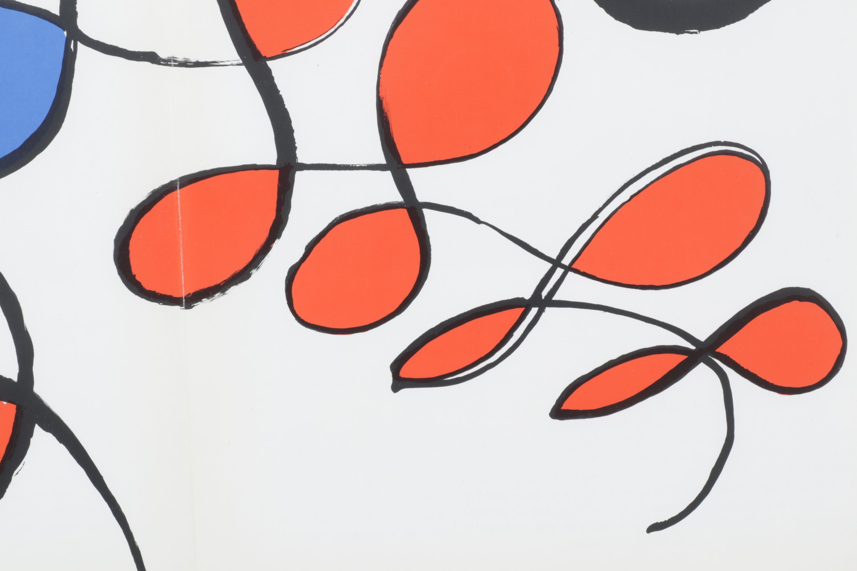 Alexander Calder Double-Page Color Lithograph for "Derrière le Miroir," 1971