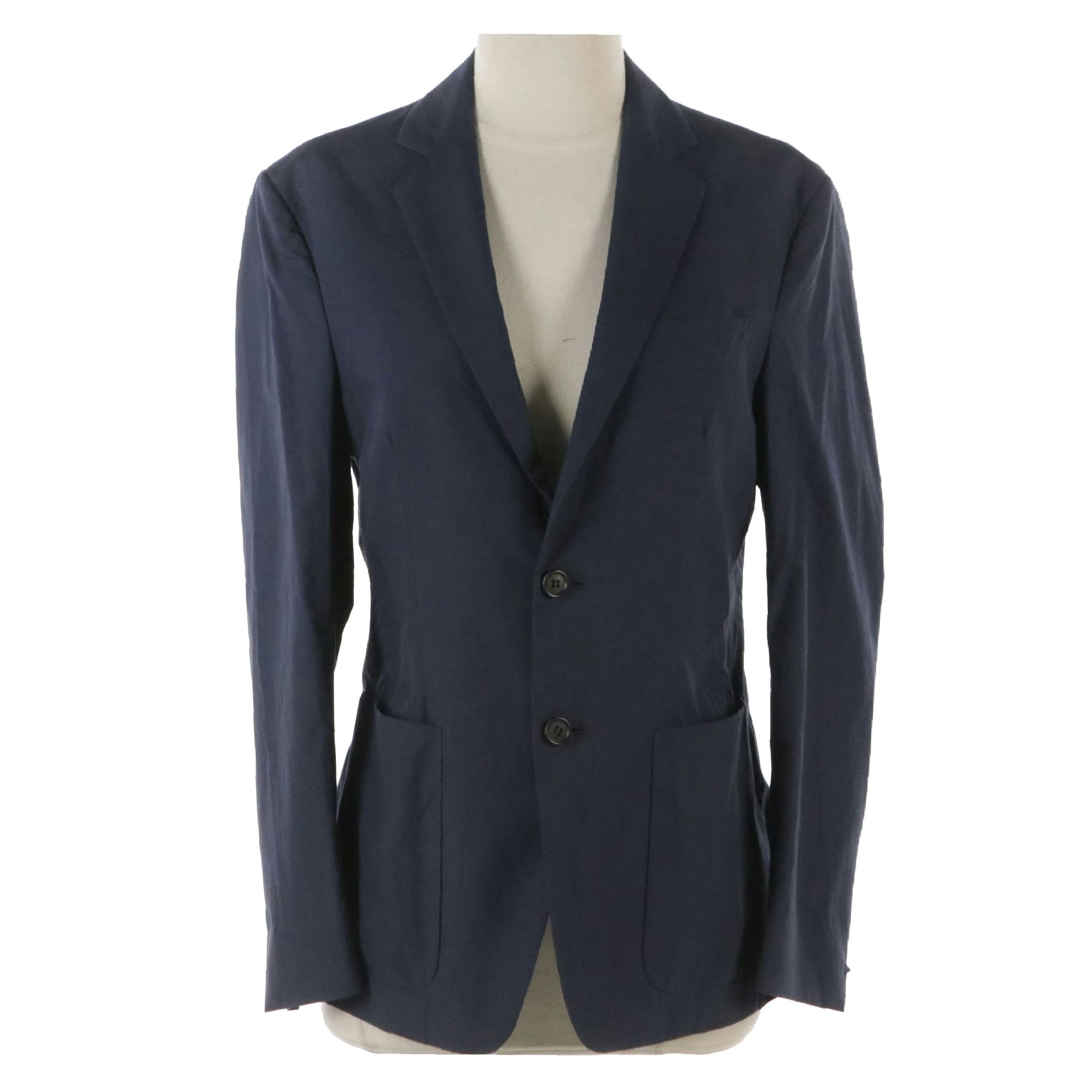 Men's Prada Slim Fit Navy Cotton Jacket