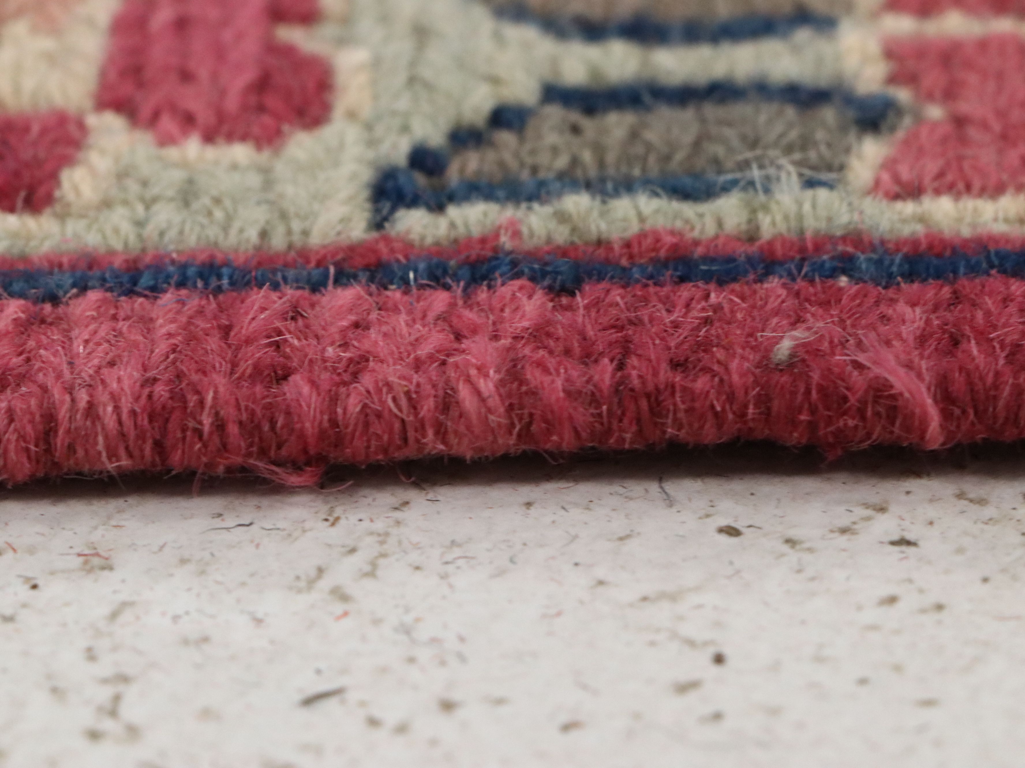 8'9 x 11'11 Handwoven Indo-Persian Heriz Style Soumak Area Rug