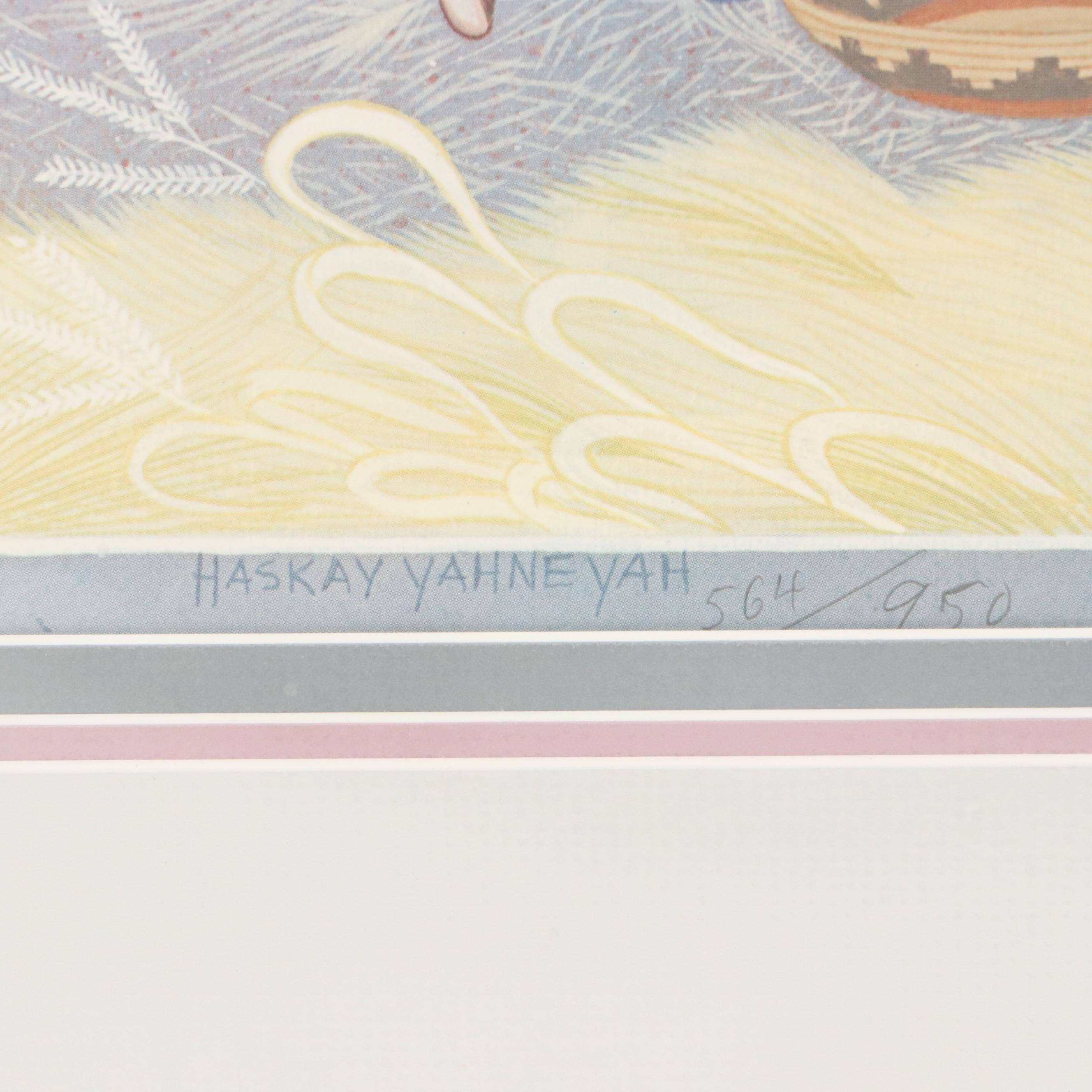 Harrison Begay Offset Lithograph "Nativity"