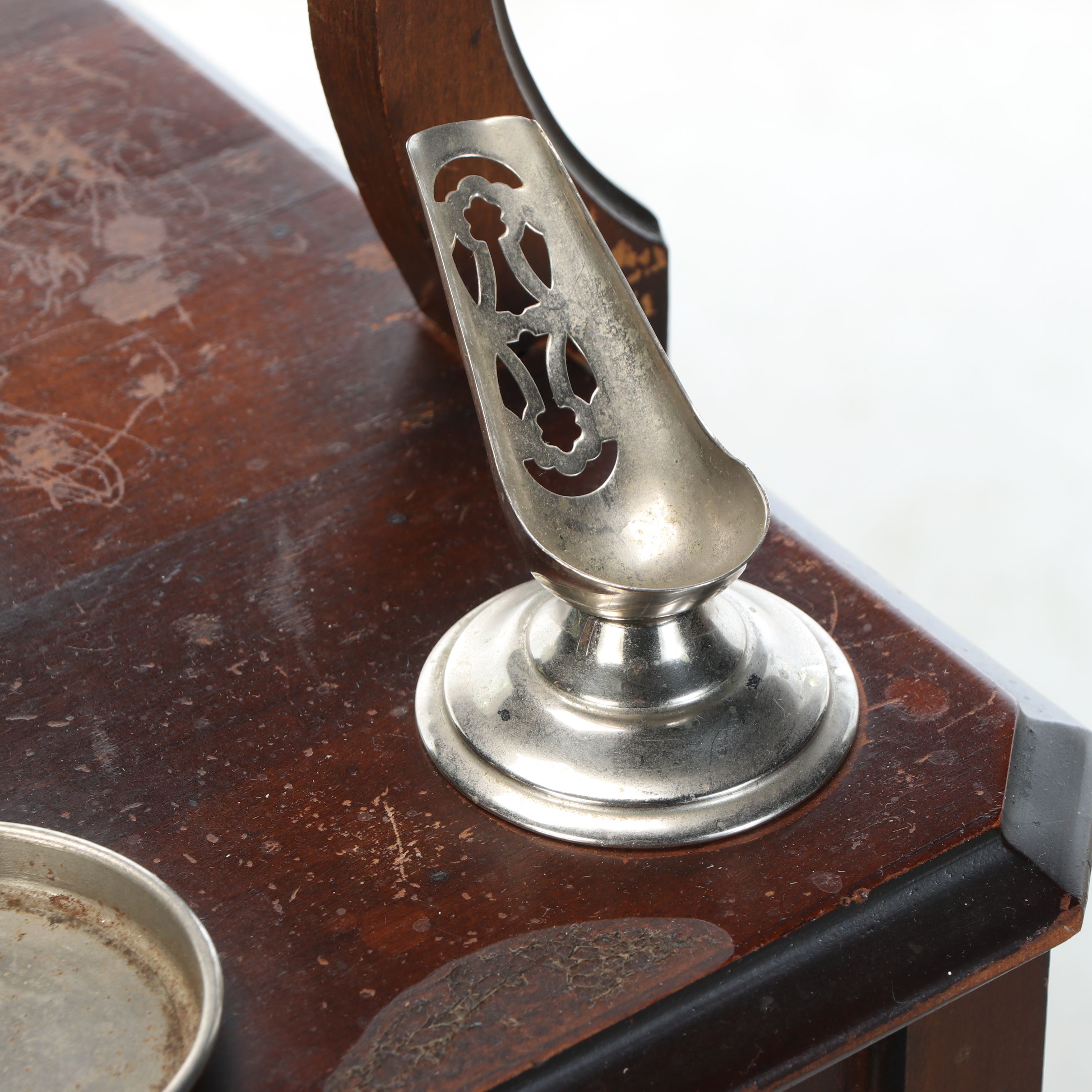 Art Nouveau Engraved Smoking Cabinet, Early 20th Century