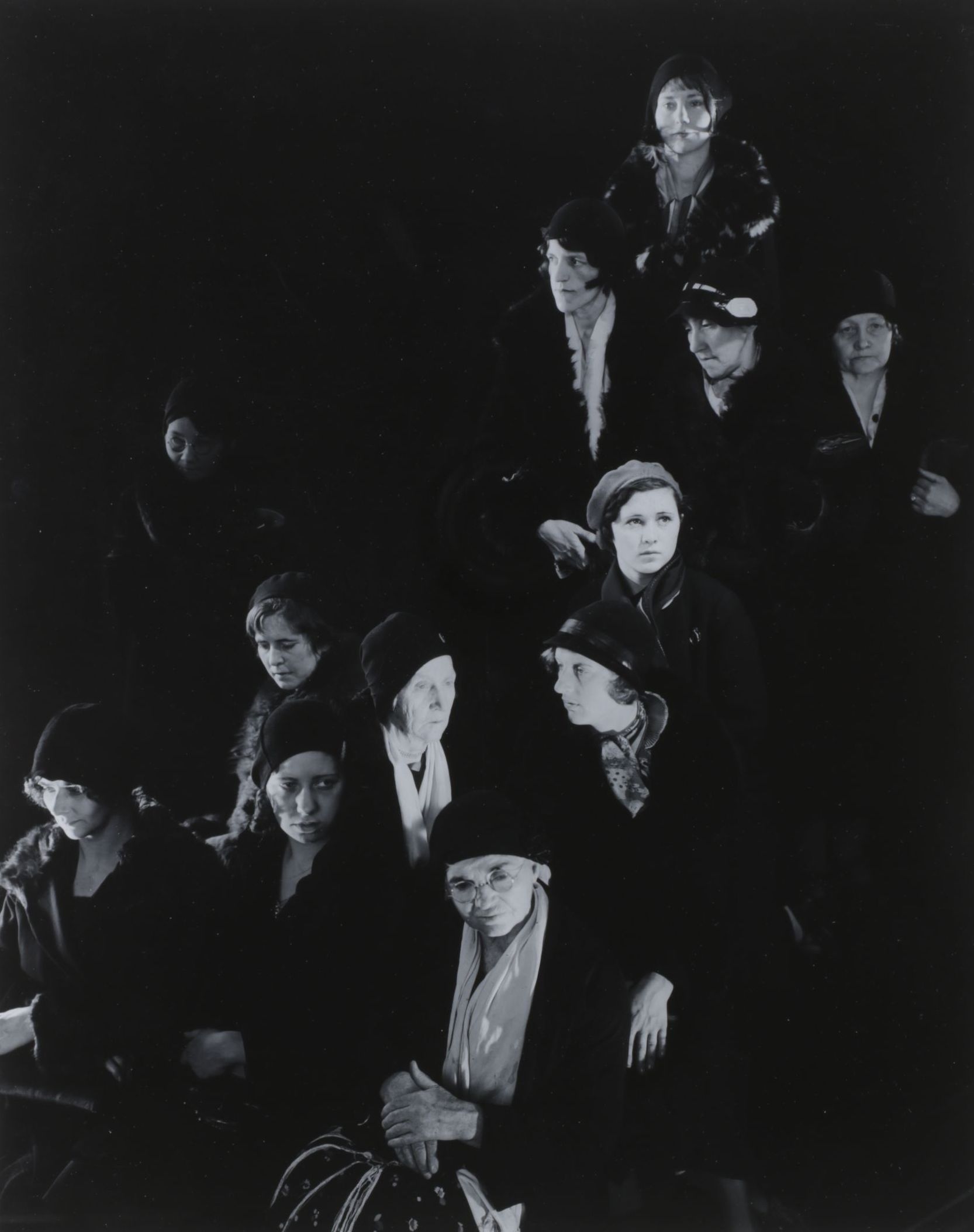 Edward Steichen "Homeless Women..." Silver Gelatin Printed by George Tice, 1982