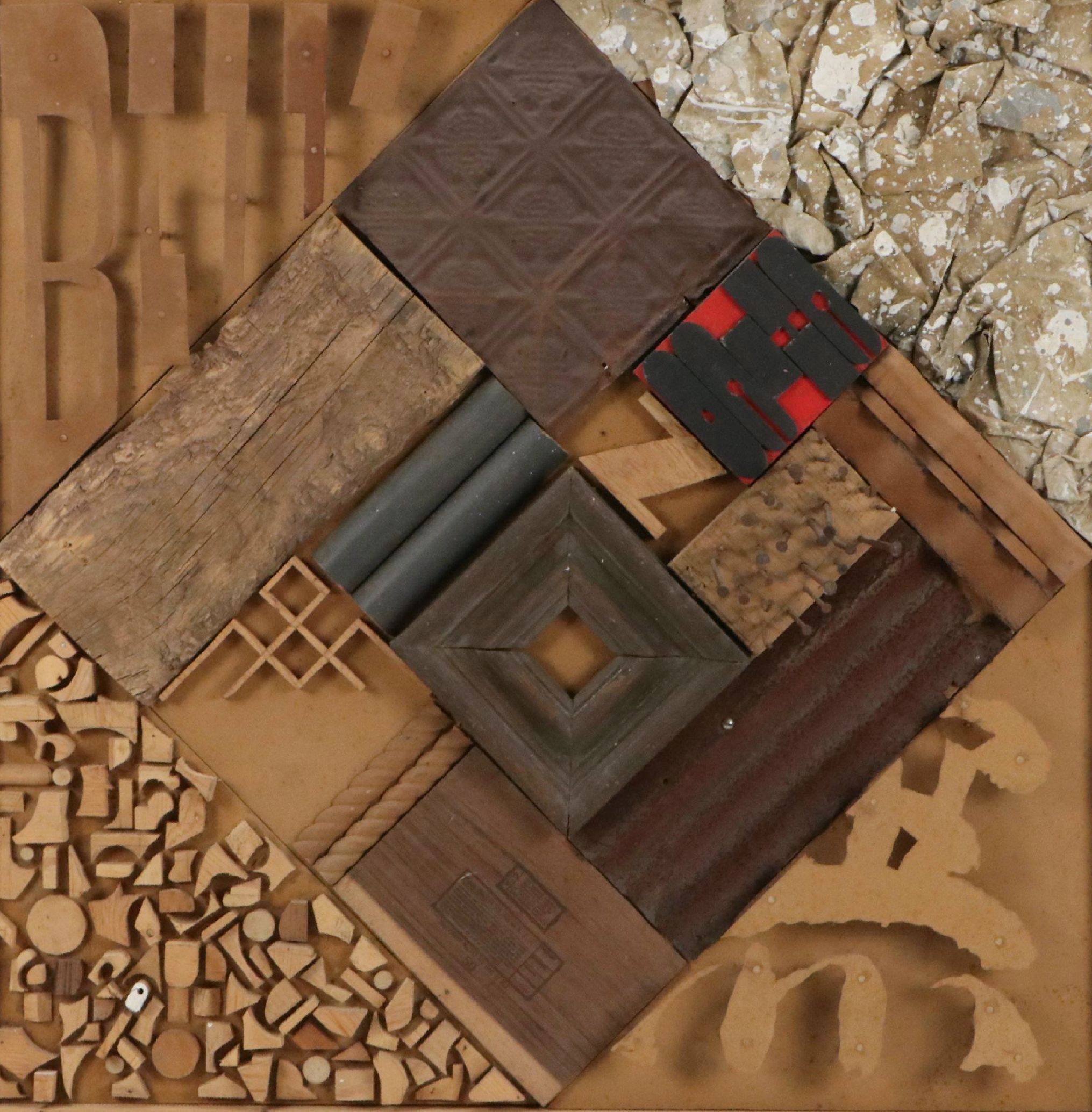 James Spencer Russell Mixed Media Assemblage