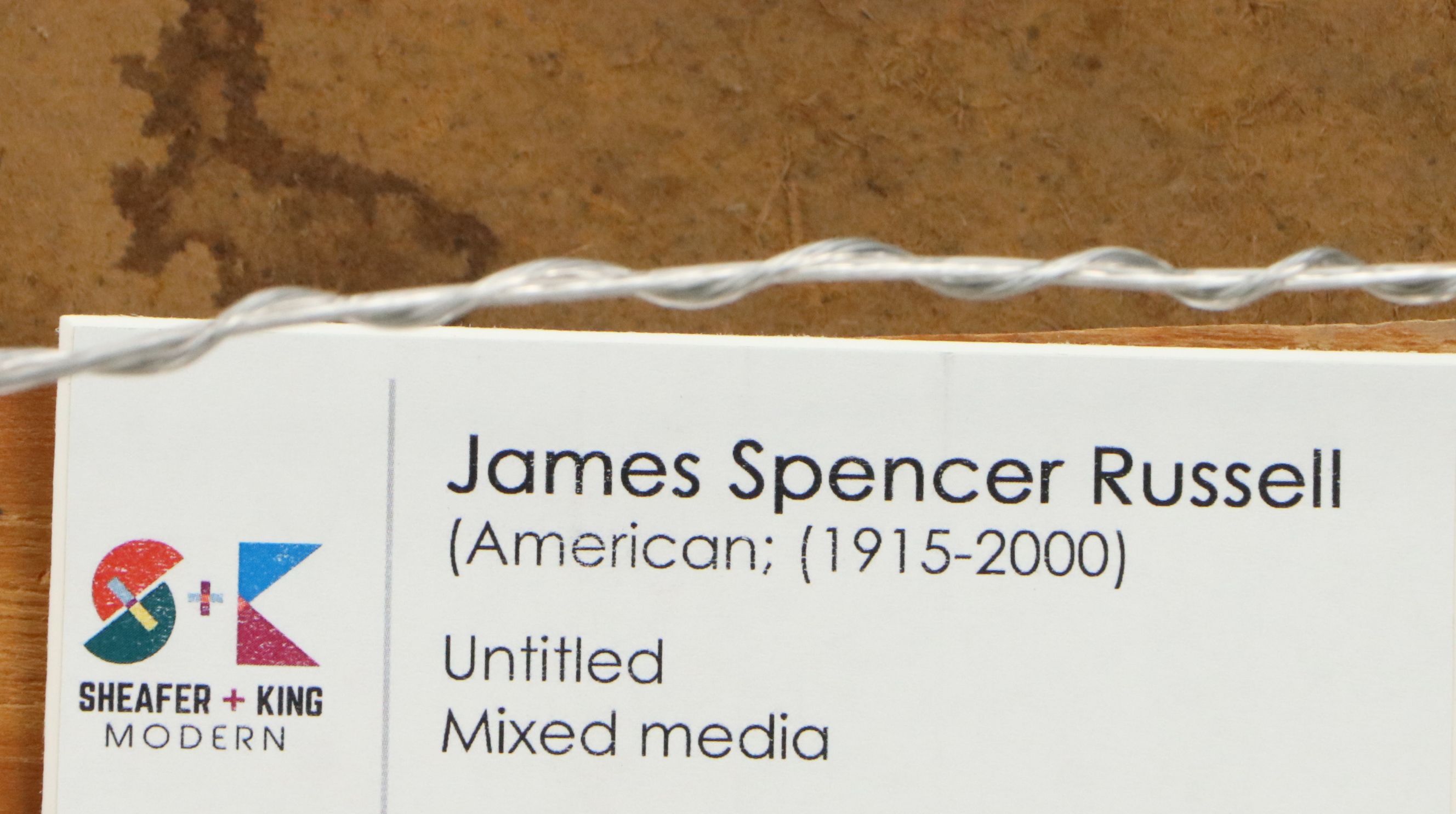 James Spencer Russell Mixed Media Assemblage