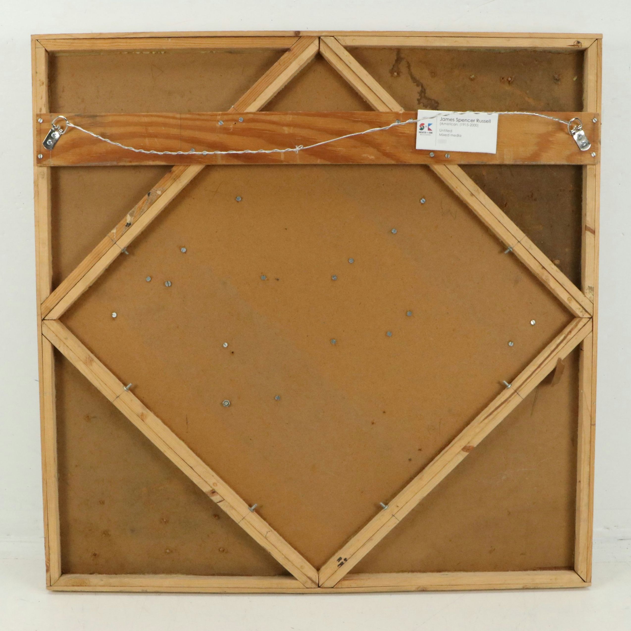 James Spencer Russell Mixed Media Assemblage