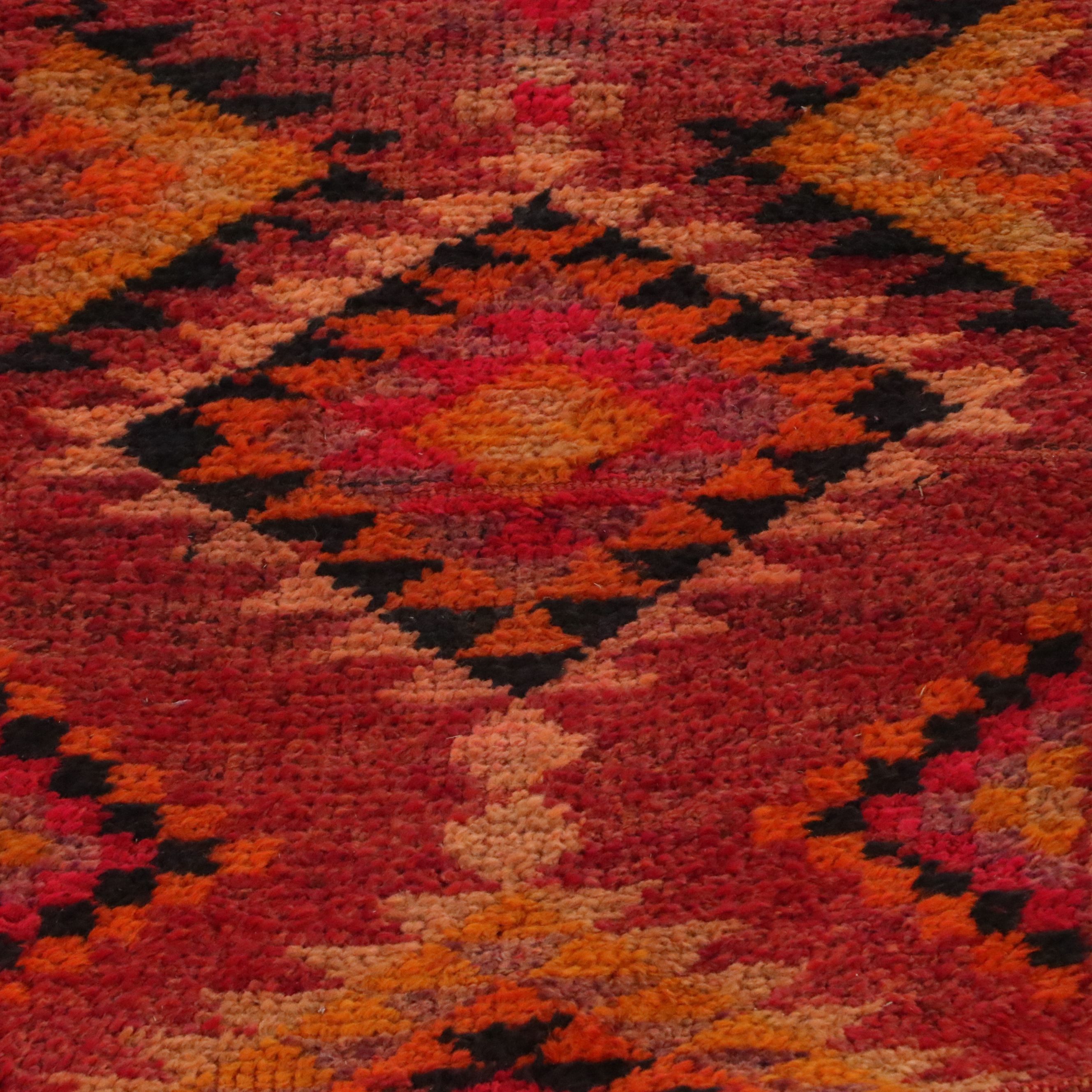 3'4 x 13'3 Hand-Knotted Turkish Anatolian Carpet Runner Long Rug