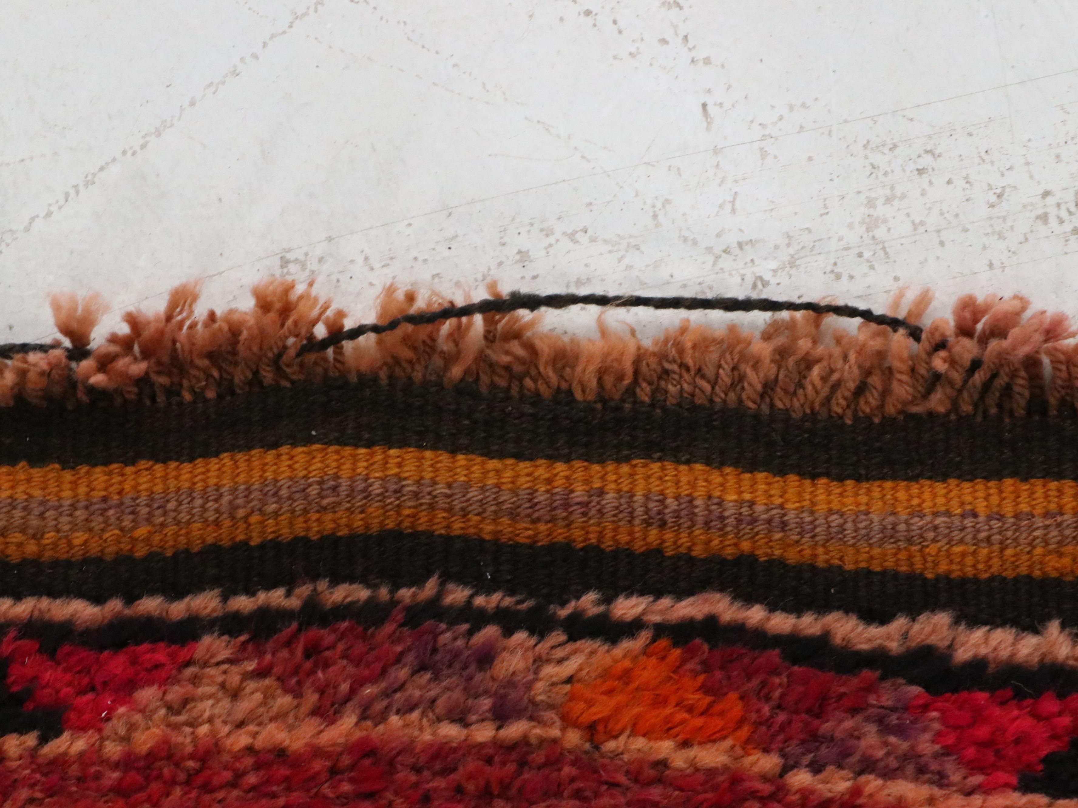 3'4 x 13'3 Hand-Knotted Turkish Anatolian Carpet Runner Long Rug