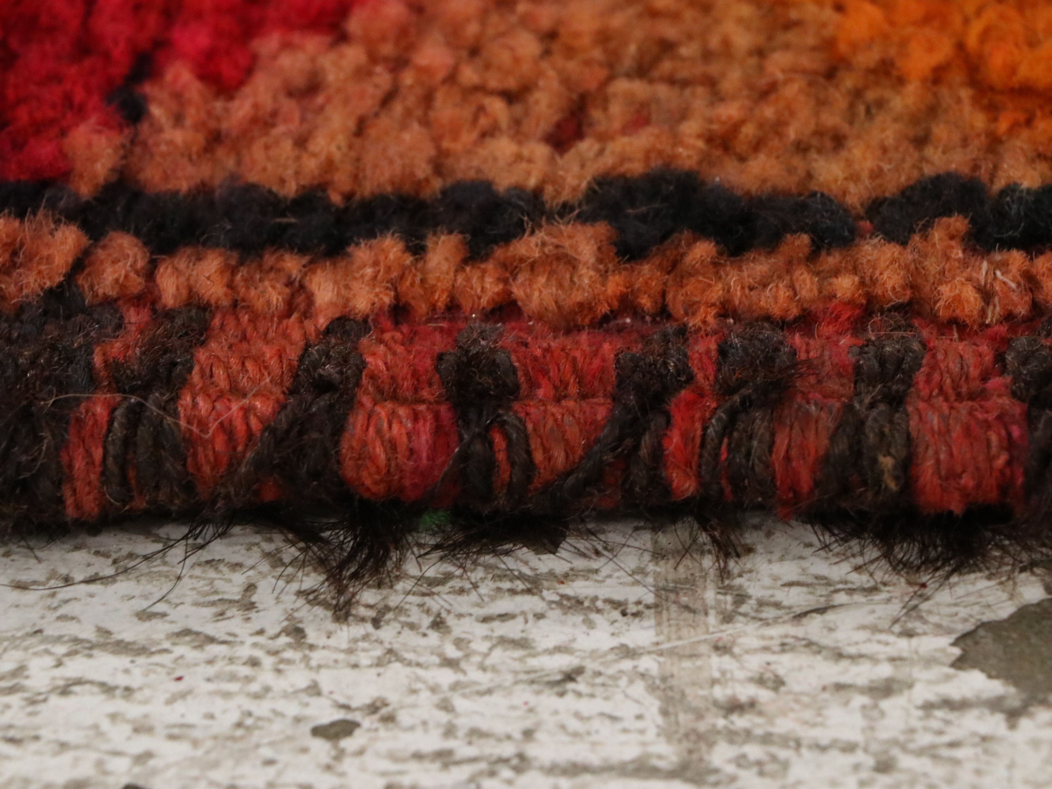 3'4 x 13'3 Hand-Knotted Turkish Anatolian Carpet Runner Long Rug