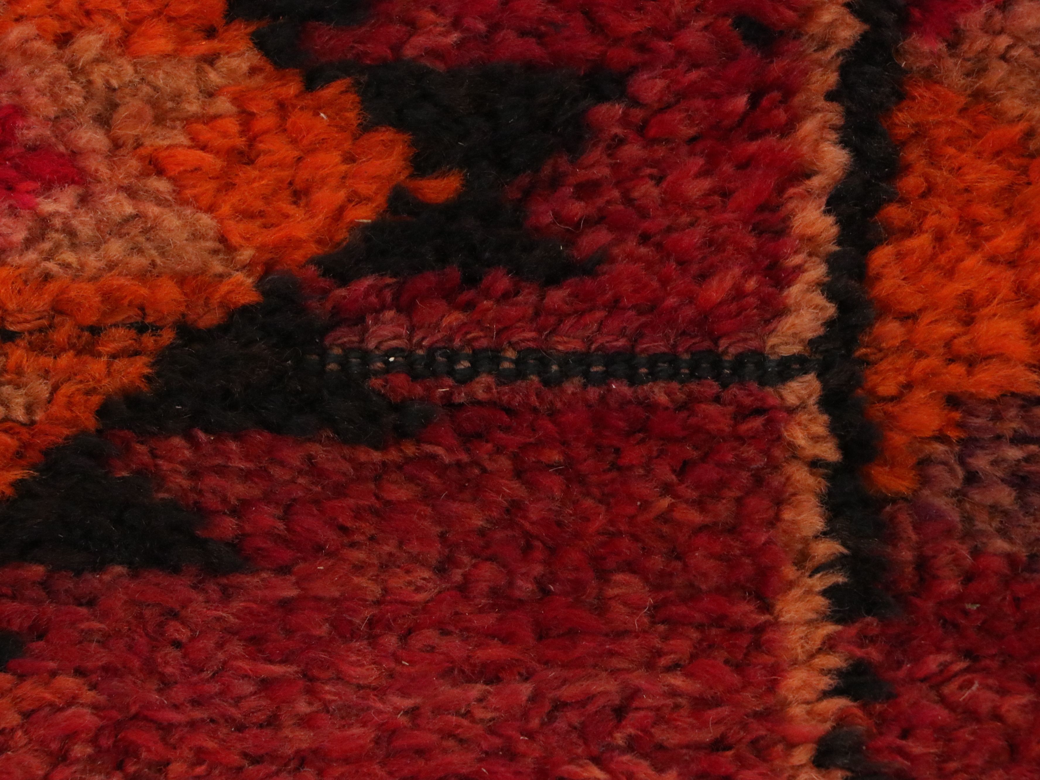 3'4 x 13'3 Hand-Knotted Turkish Anatolian Carpet Runner Long Rug