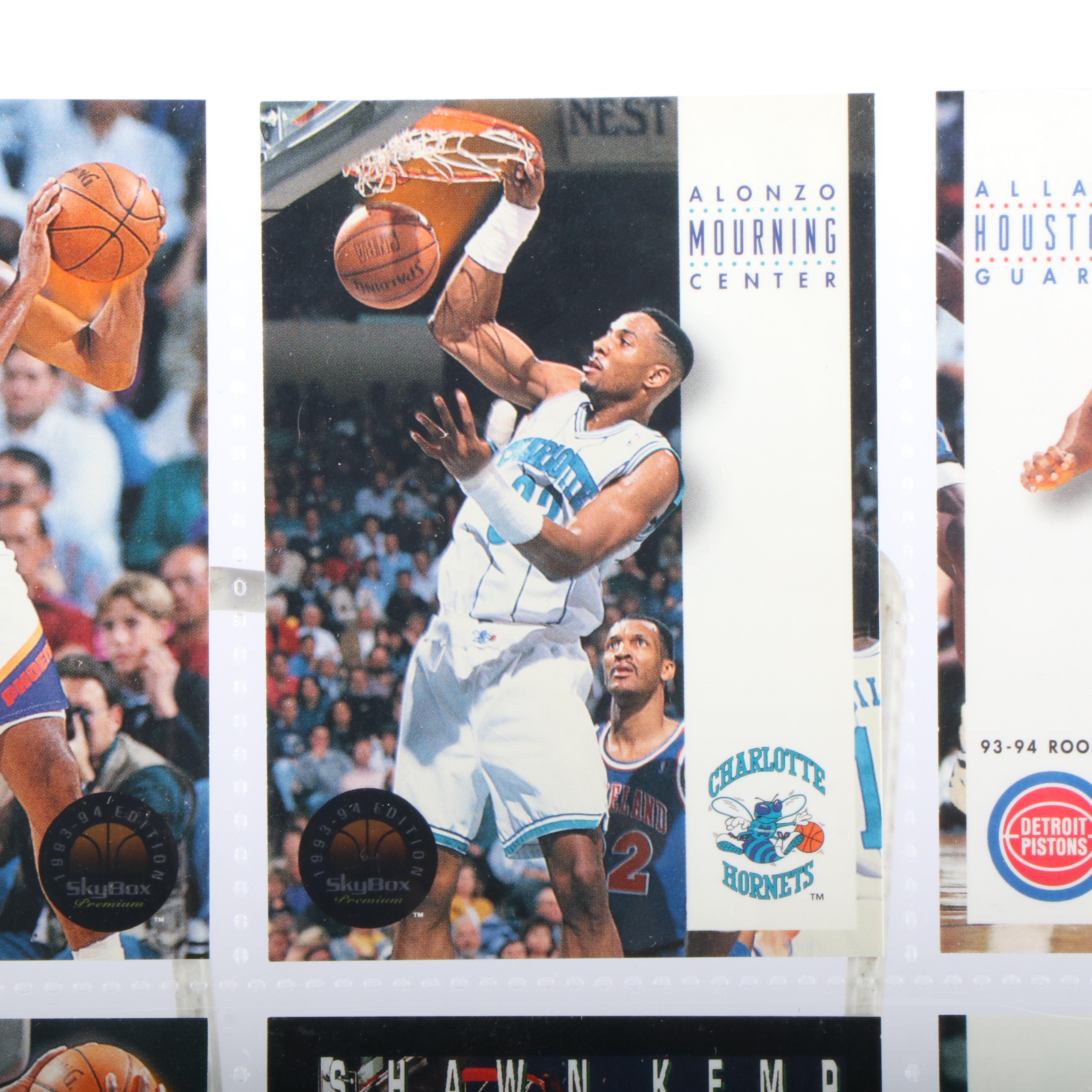 1993-94 Skybox Basketball Cards Featuring Allan Houston Rookie and More