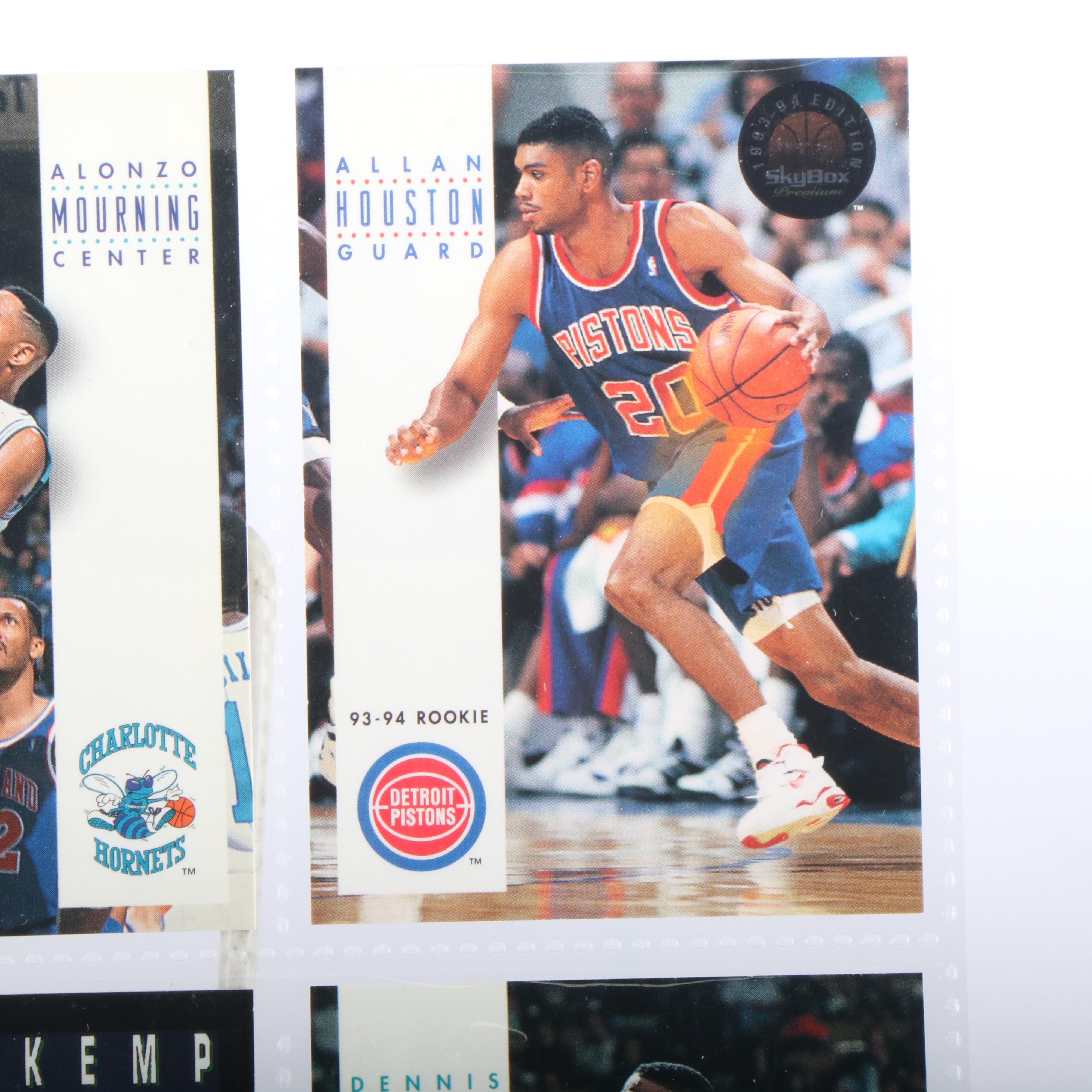 1993-94 Skybox Basketball Cards Featuring Allan Houston Rookie and More