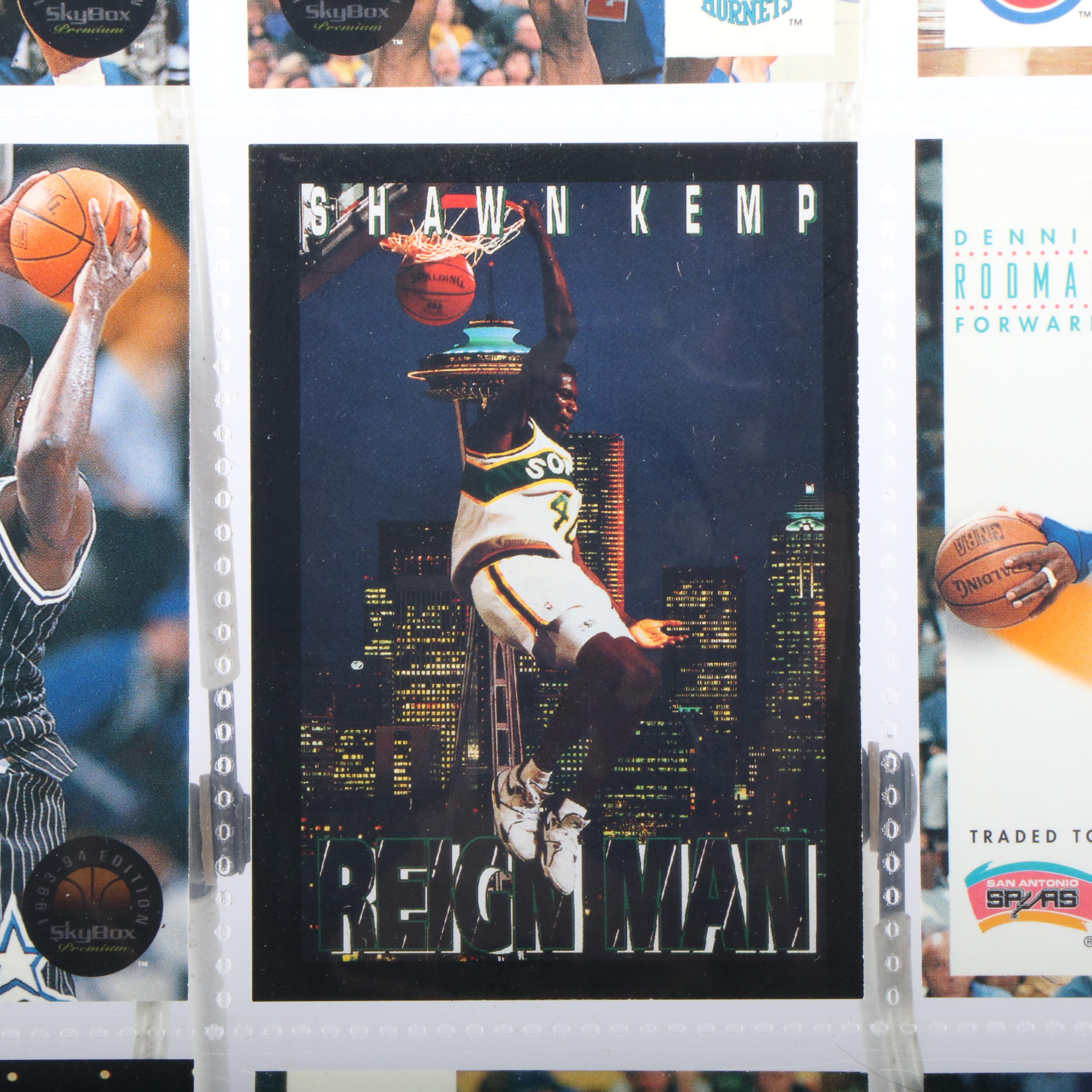 1993-94 Skybox Basketball Cards Featuring Allan Houston Rookie and More