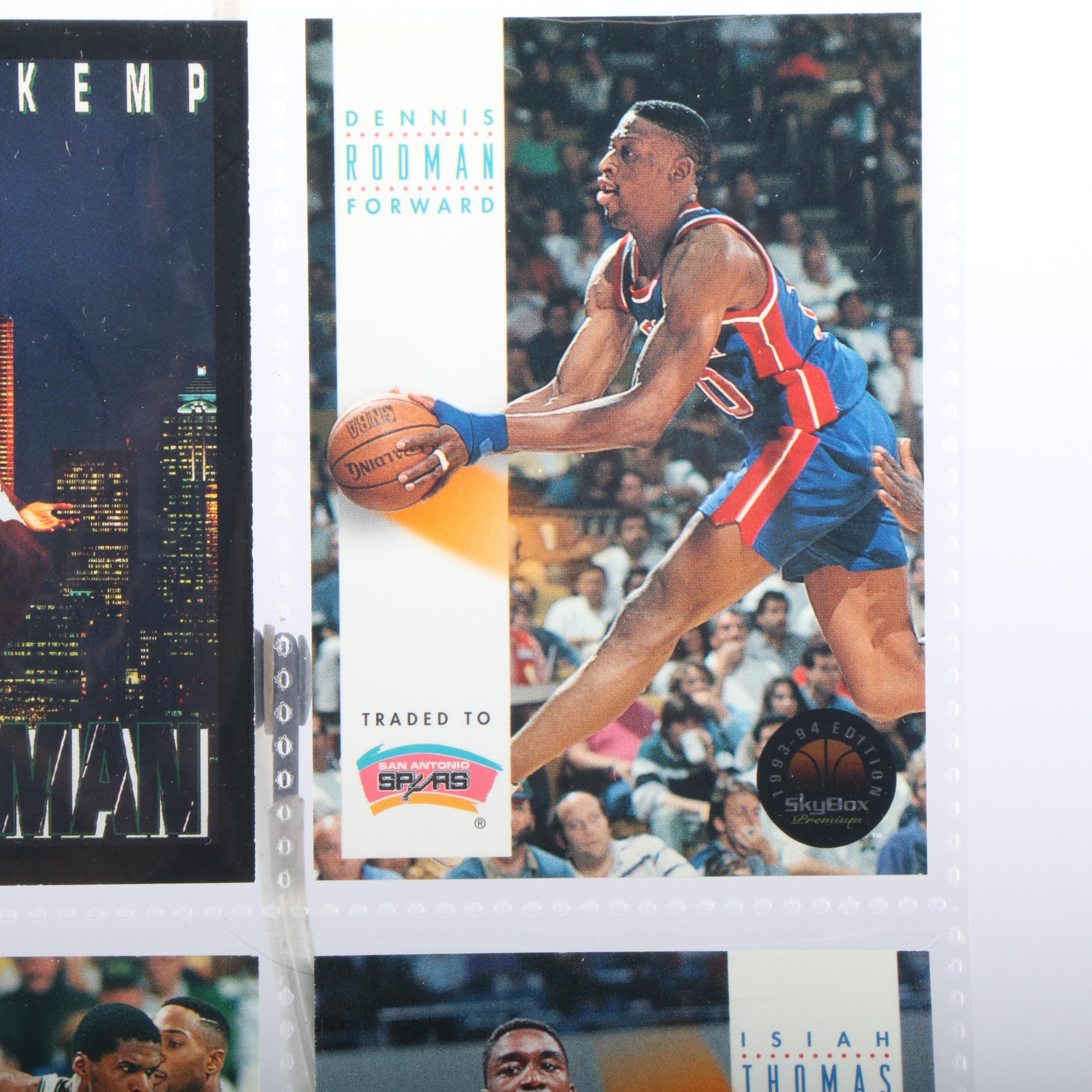 1993-94 Skybox Basketball Cards Featuring Allan Houston Rookie and More