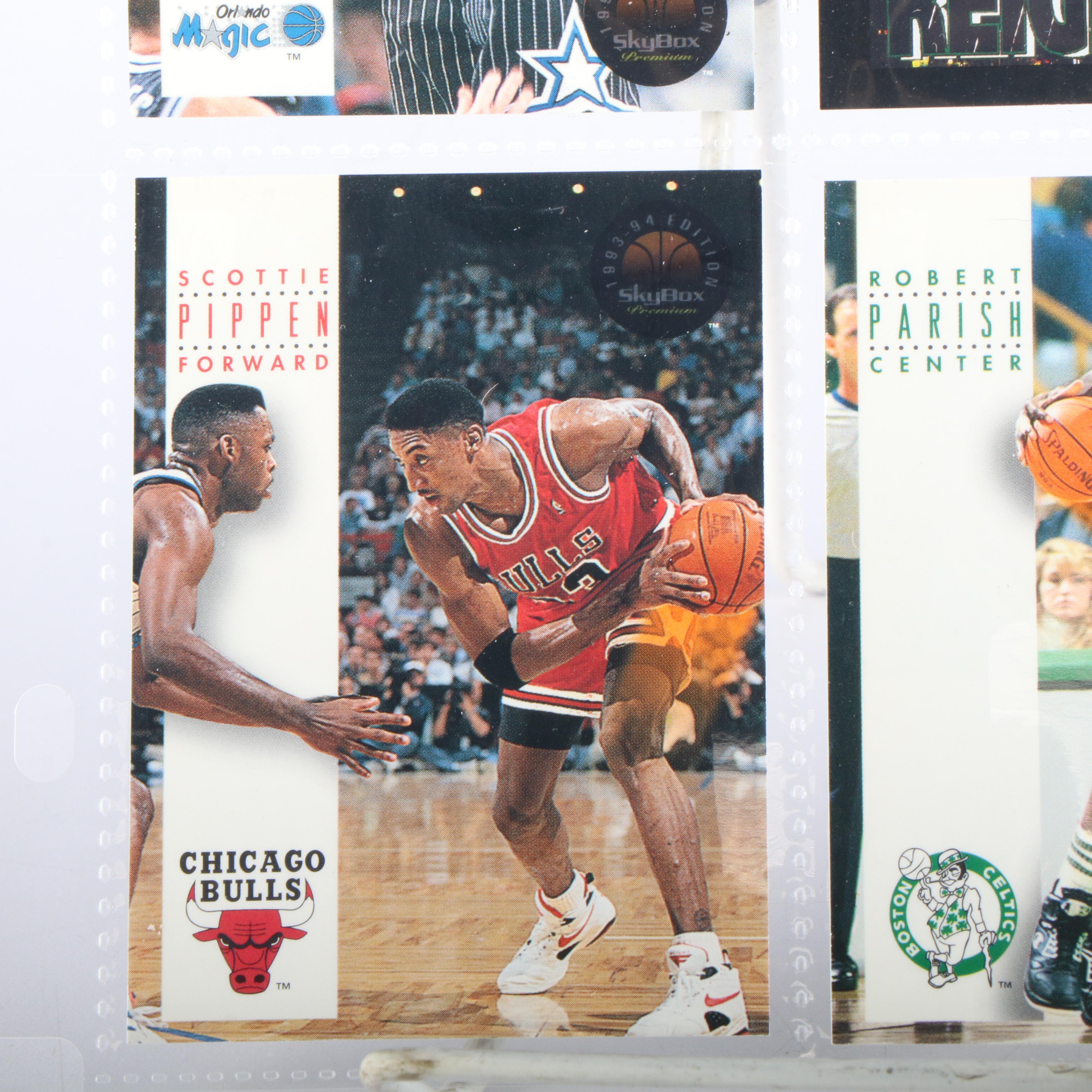 1993-94 Skybox Basketball Cards Featuring Allan Houston Rookie and More