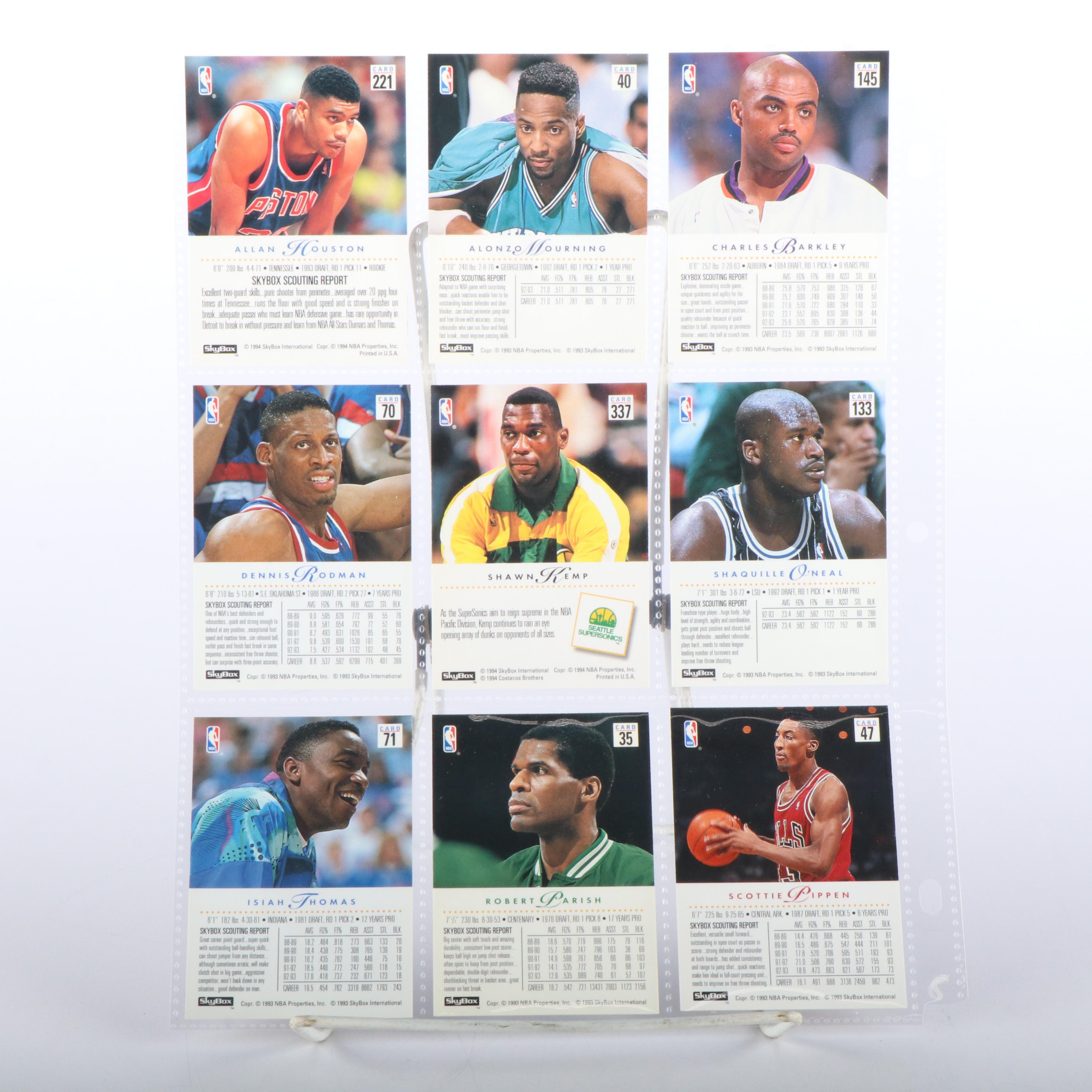 1993-94 Skybox Basketball Cards Featuring Allan Houston Rookie and More