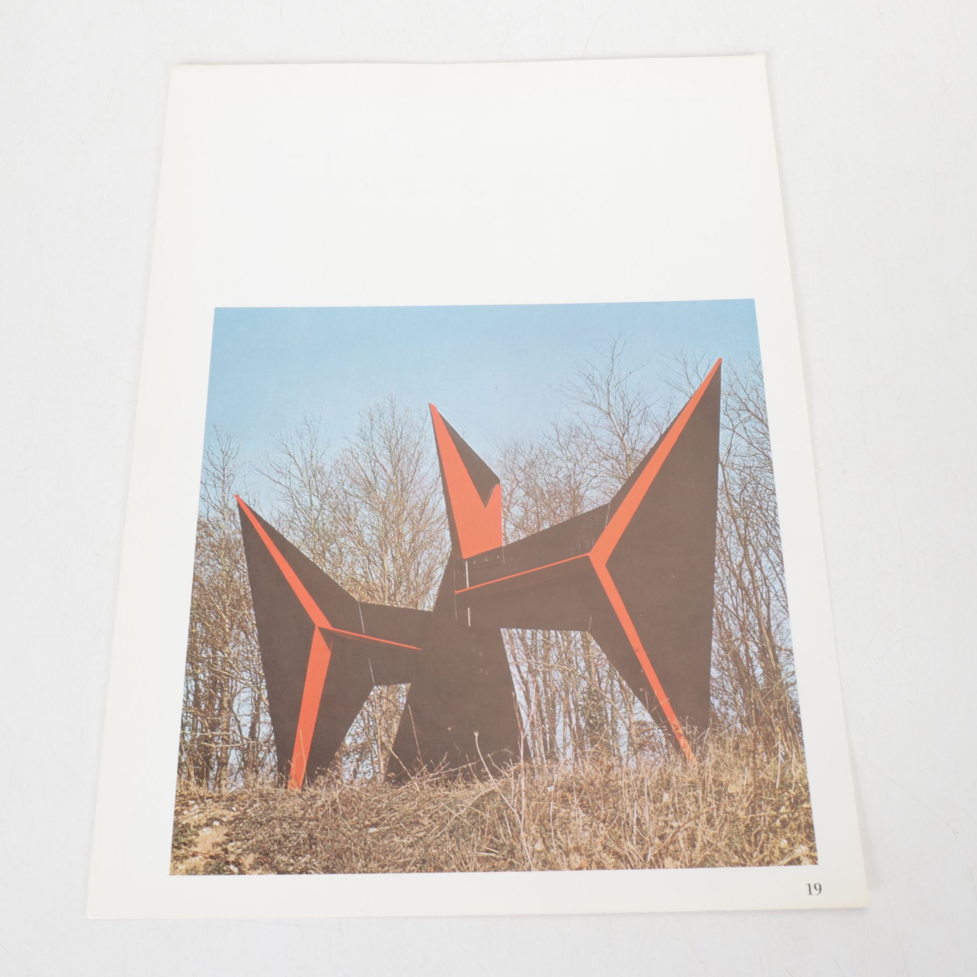 Alexander Calder Double-Page Color Lithograph for "Derrière le Miroir," 1971