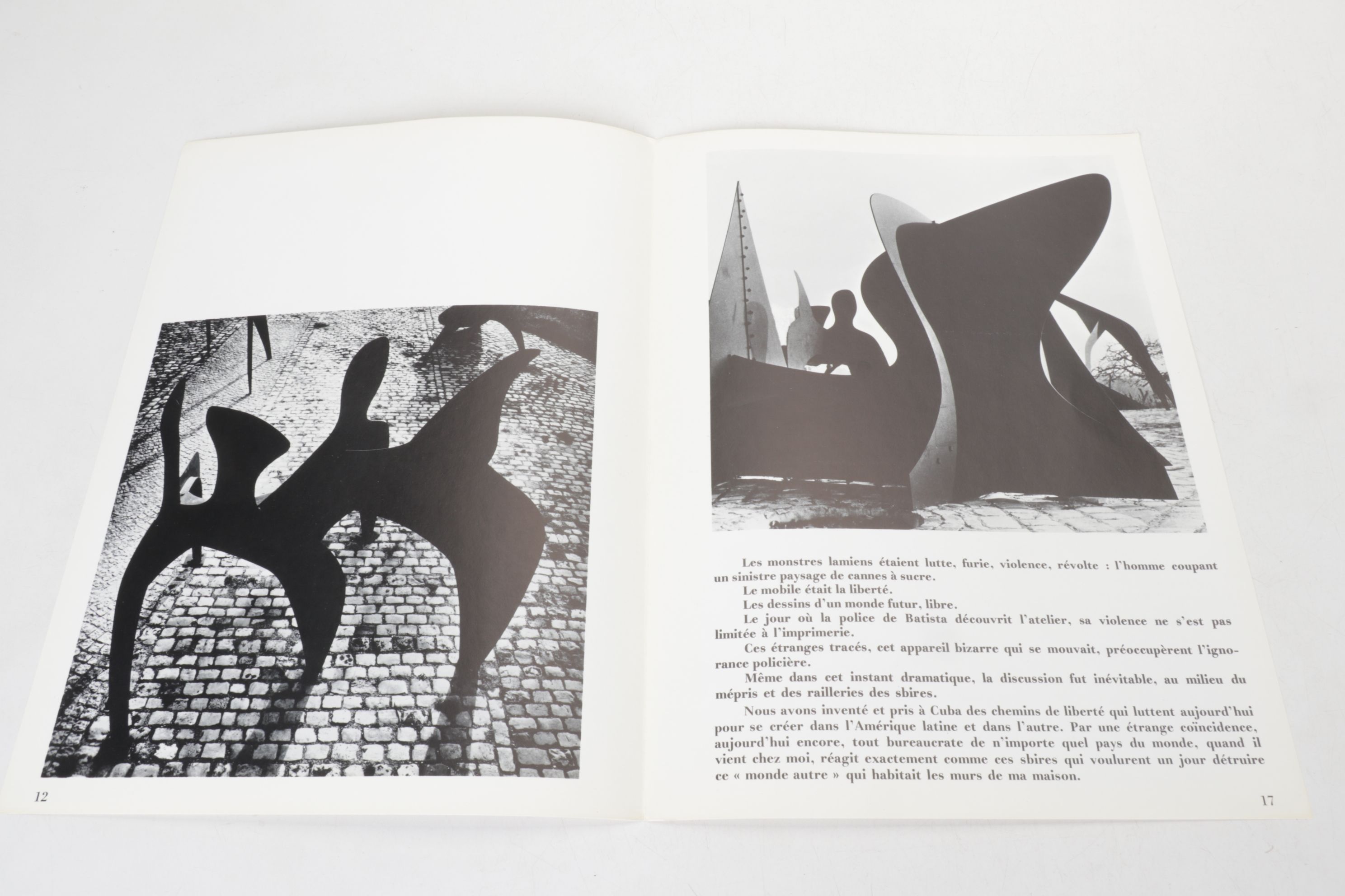 Alexander Calder Double-Page Color Lithograph for "Derrière le Miroir," 1971