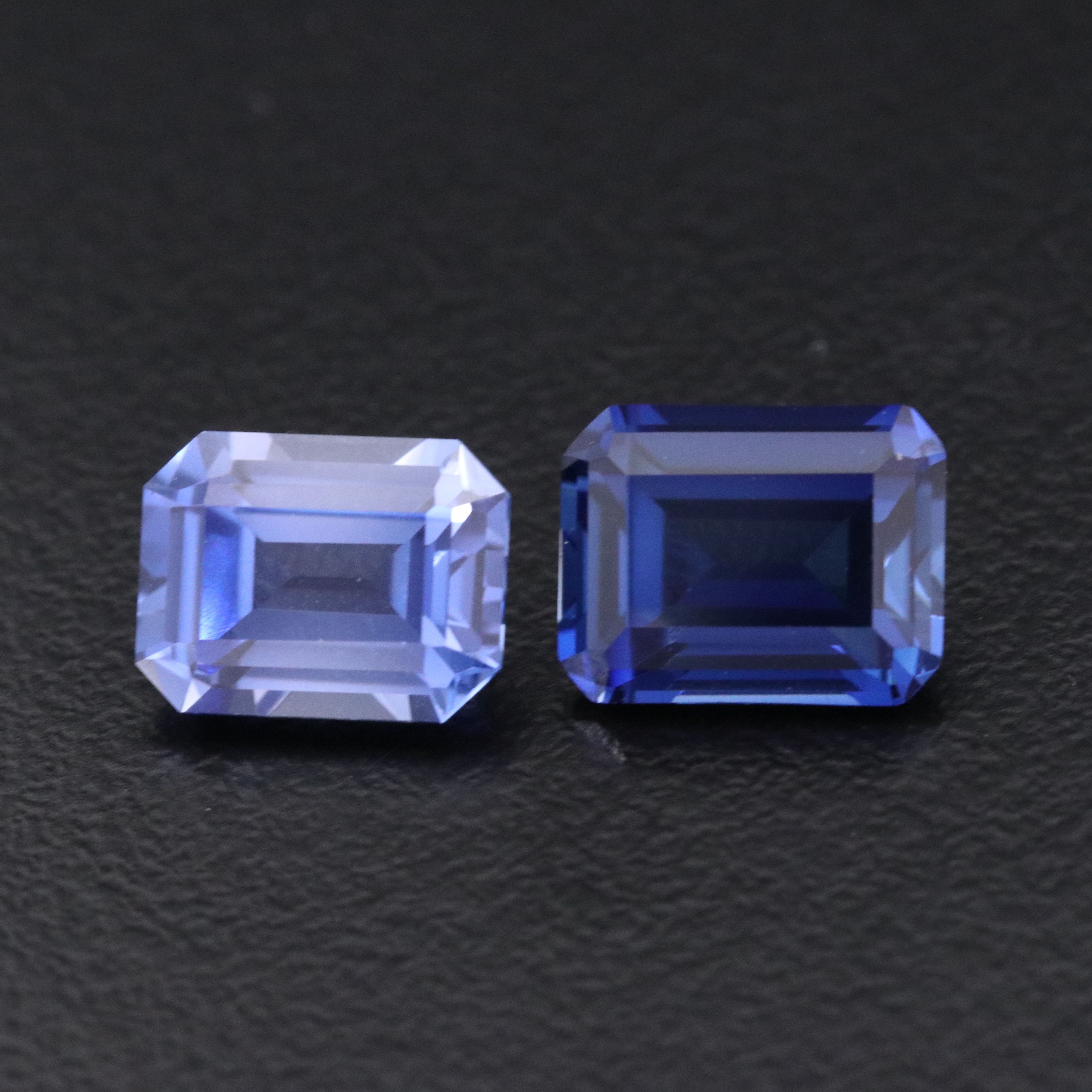Loose 5.76 CTW Lab Grown Sapphire Lot