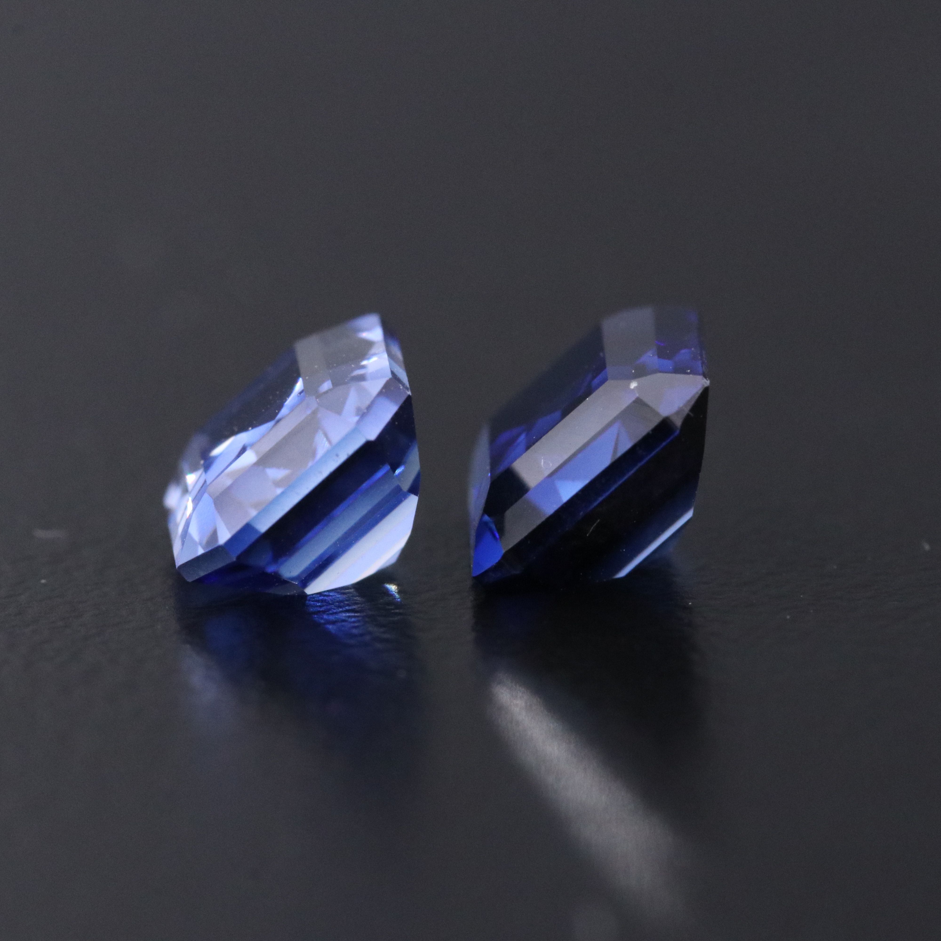 Loose 5.76 CTW Lab Grown Sapphire Lot