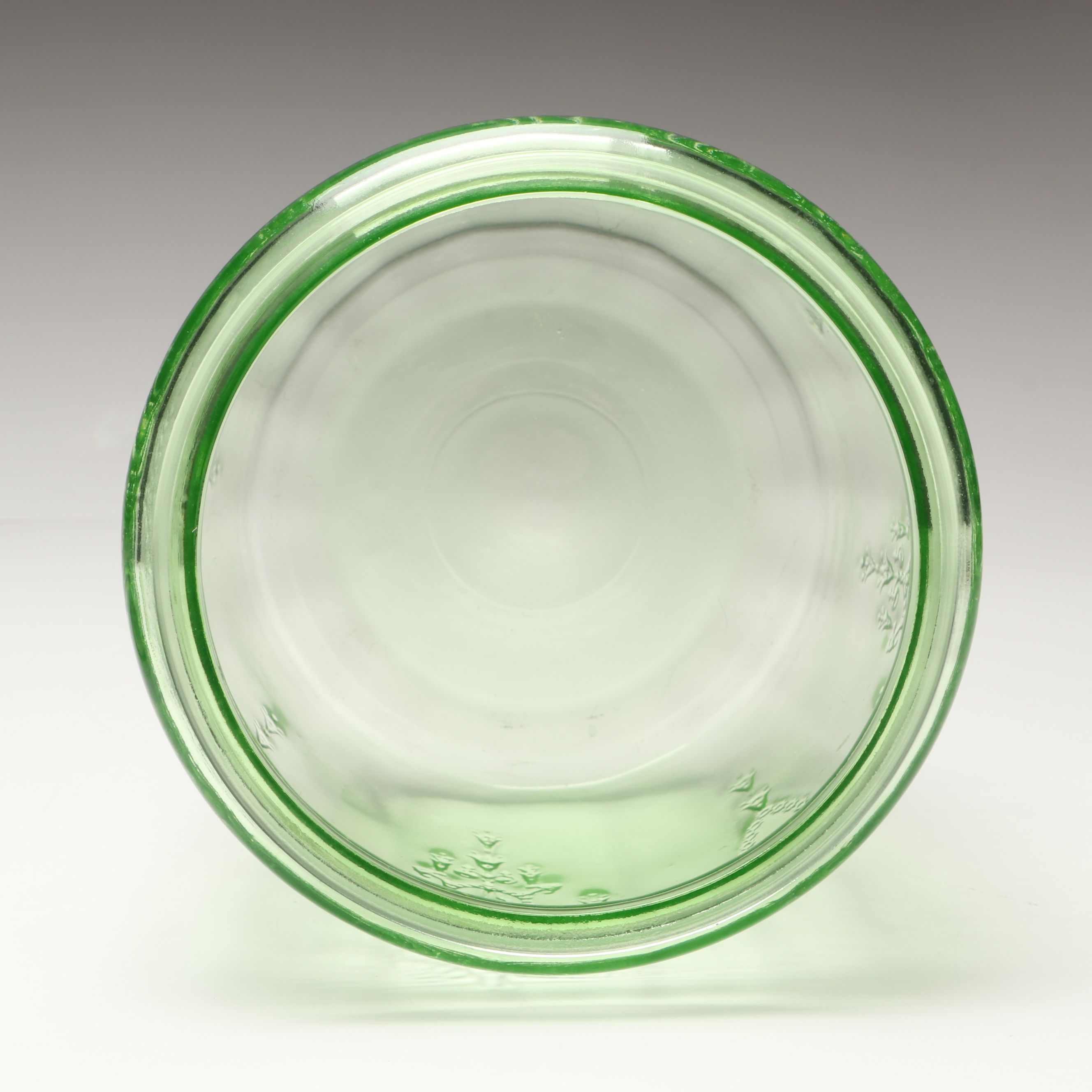 Uranium Glass Tobacco Jars with Enamel Matchbox and Cigar Cases