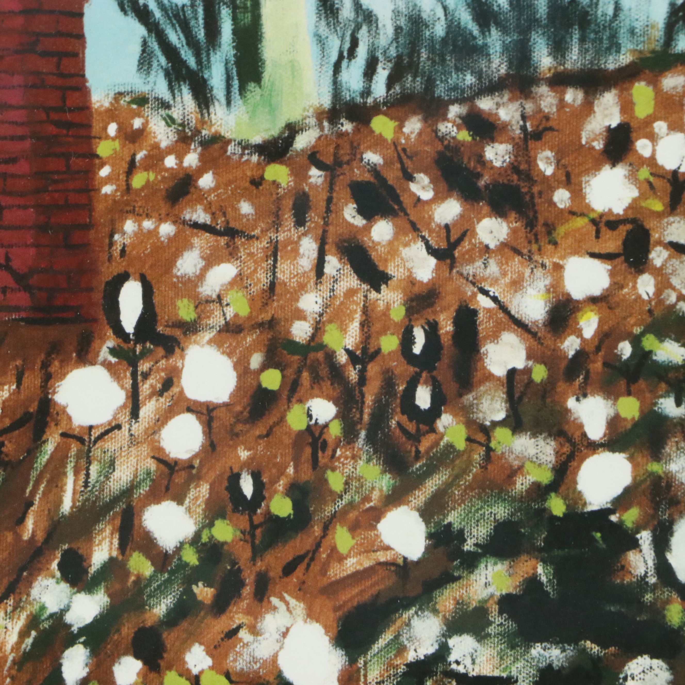 Offset Lithograph After Jery B. Taylor of Brick House, 21st Century