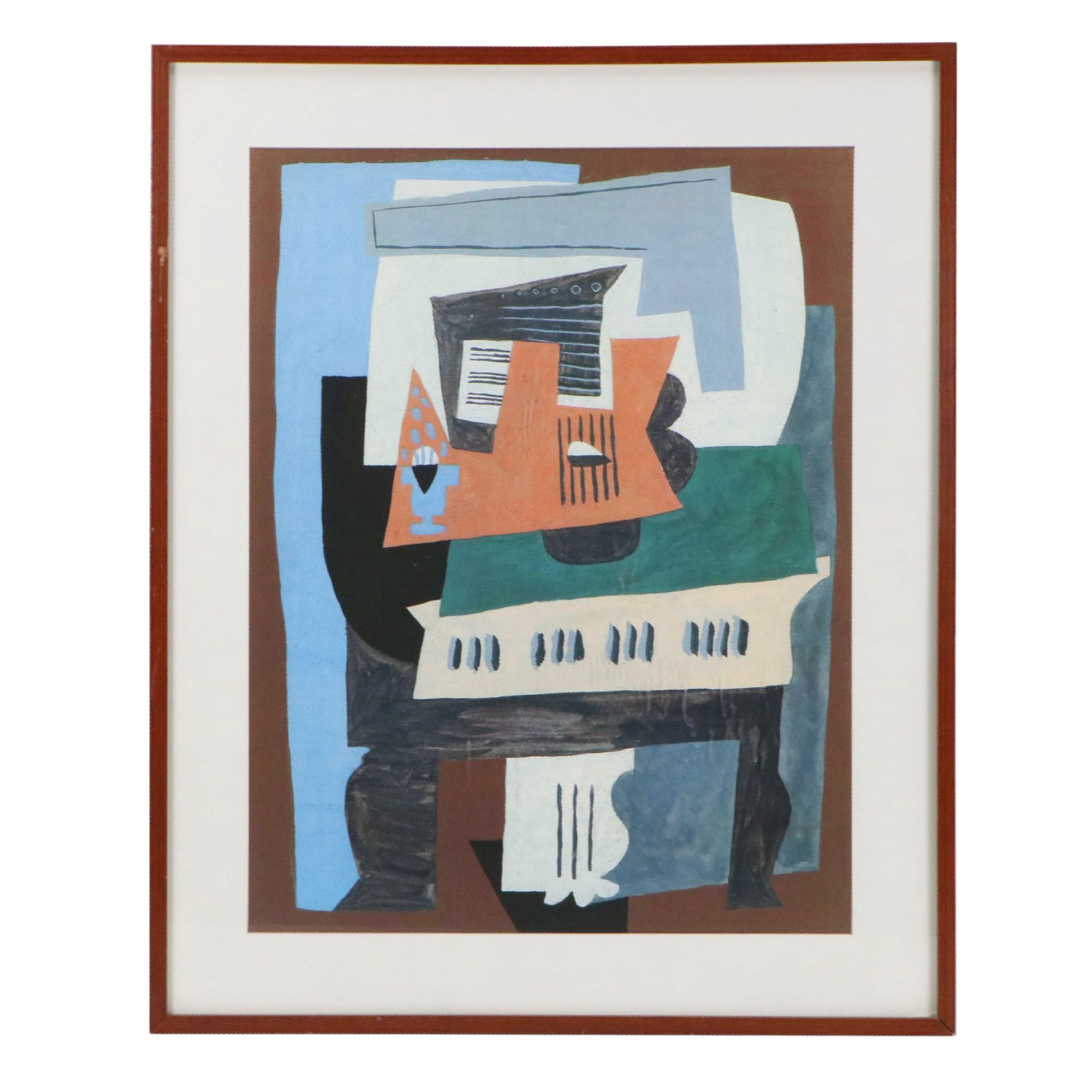 After Pablo Picasso Offset Lithograph "Piano"