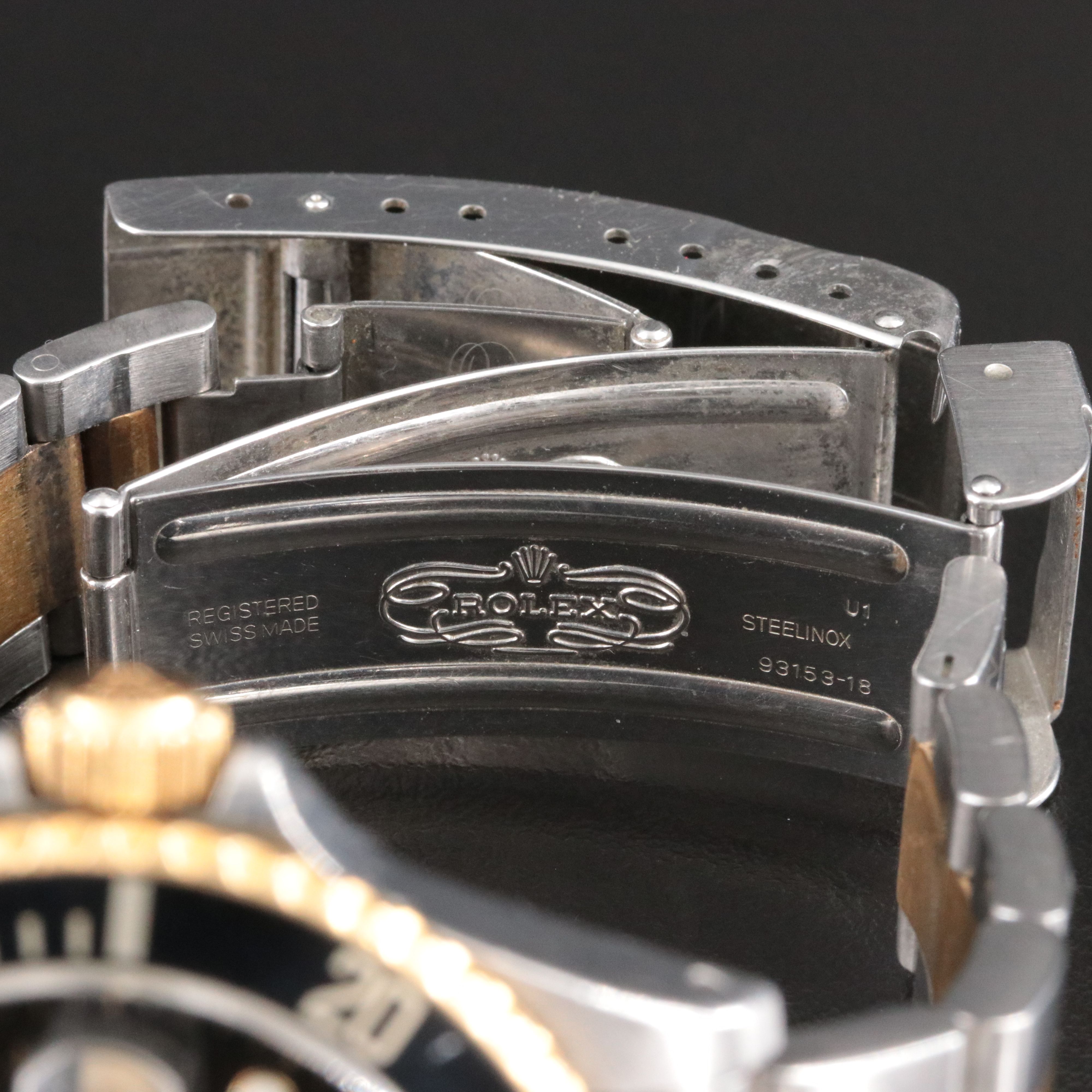 1997-1998 Rolex Submariner Steel & 18K Two Tone Model 16613 Watch