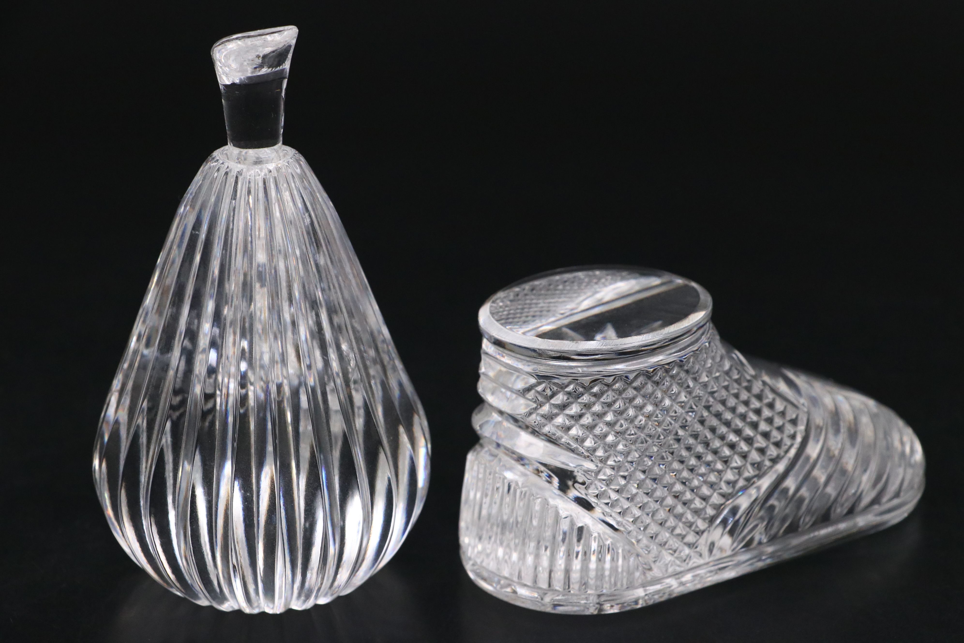 Waterford Crystal Paperweights Including "Pear," "Ram," and More