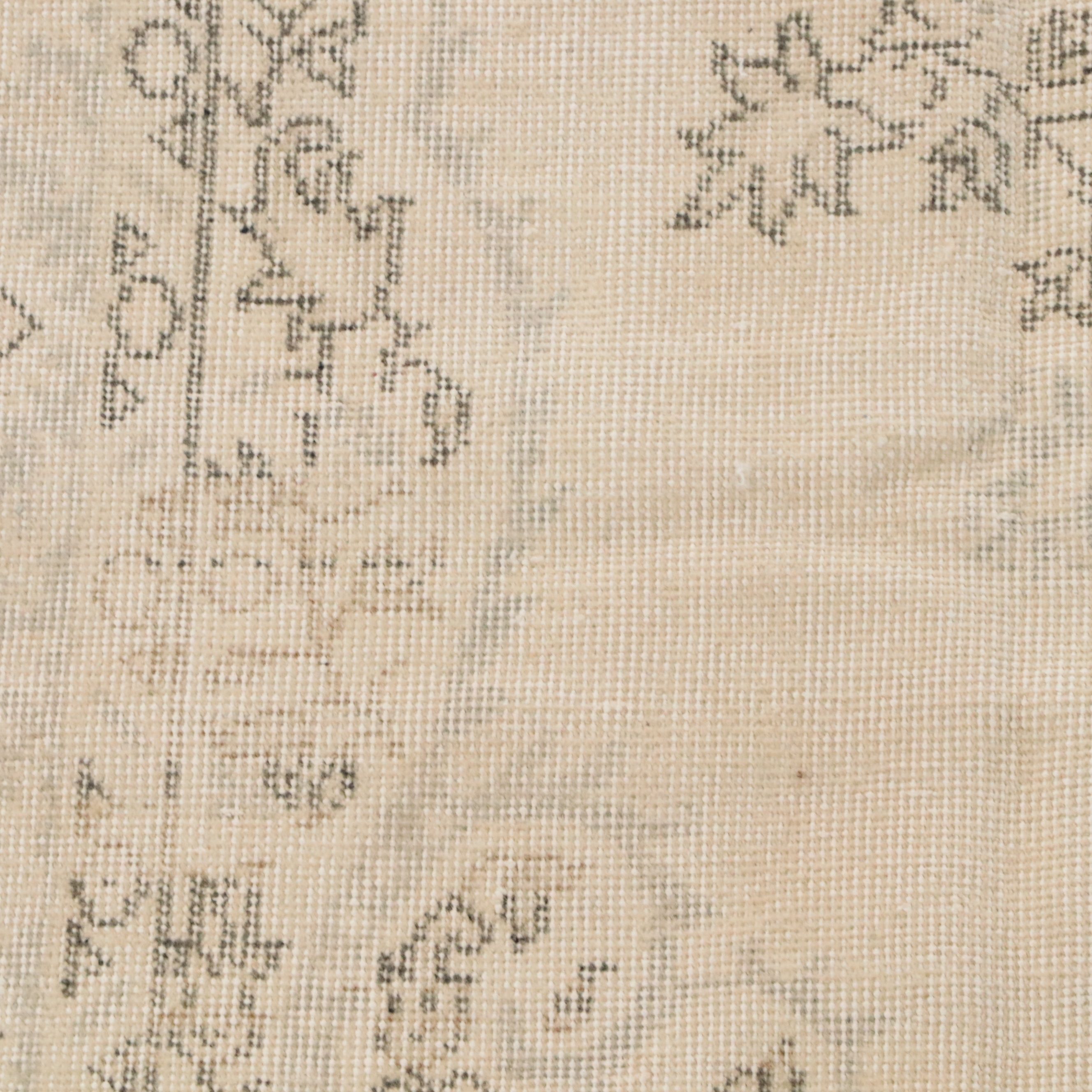 5' x 8'7 Hand-Knotted Turkish Oushak Style Area Rug