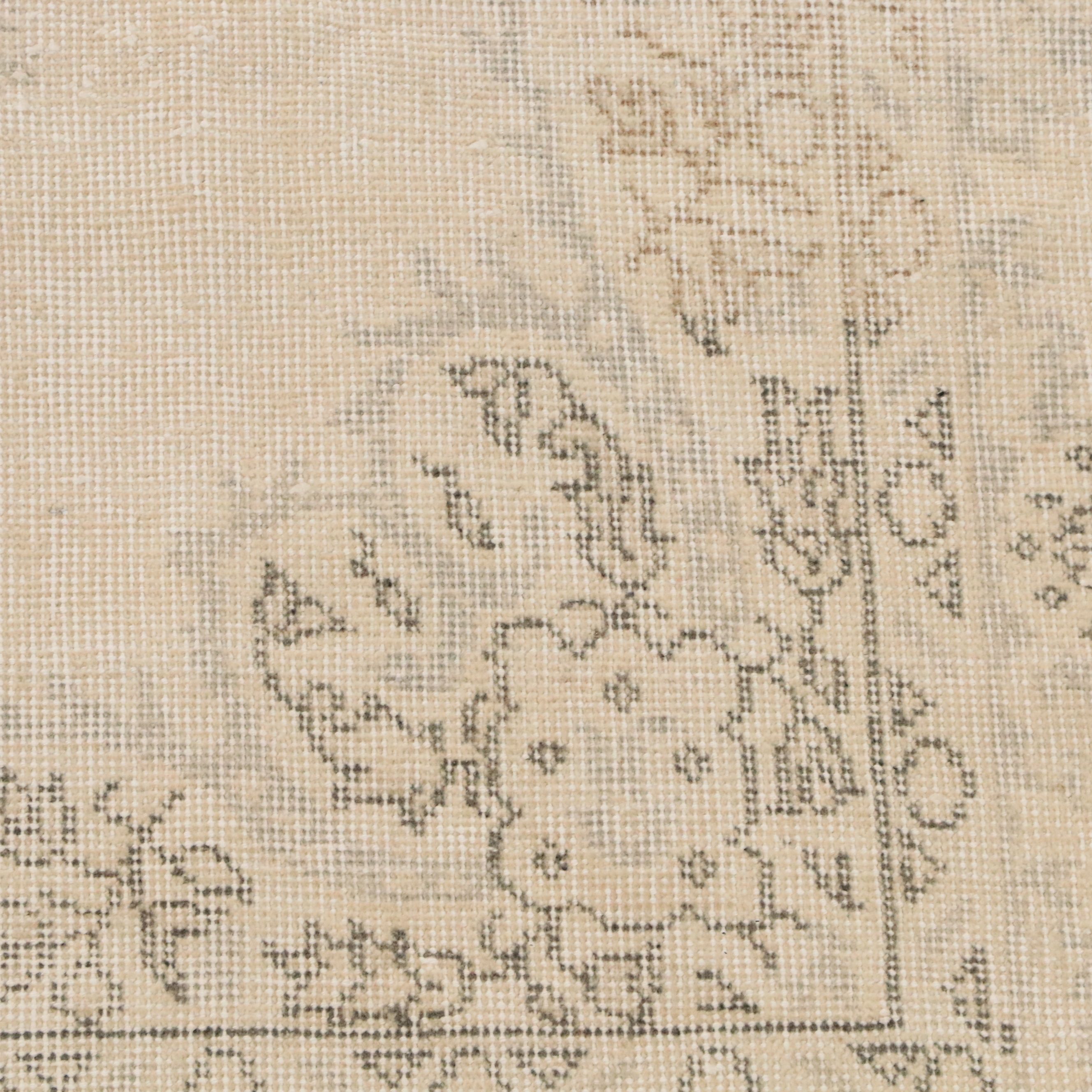 5' x 8'7 Hand-Knotted Turkish Oushak Style Area Rug