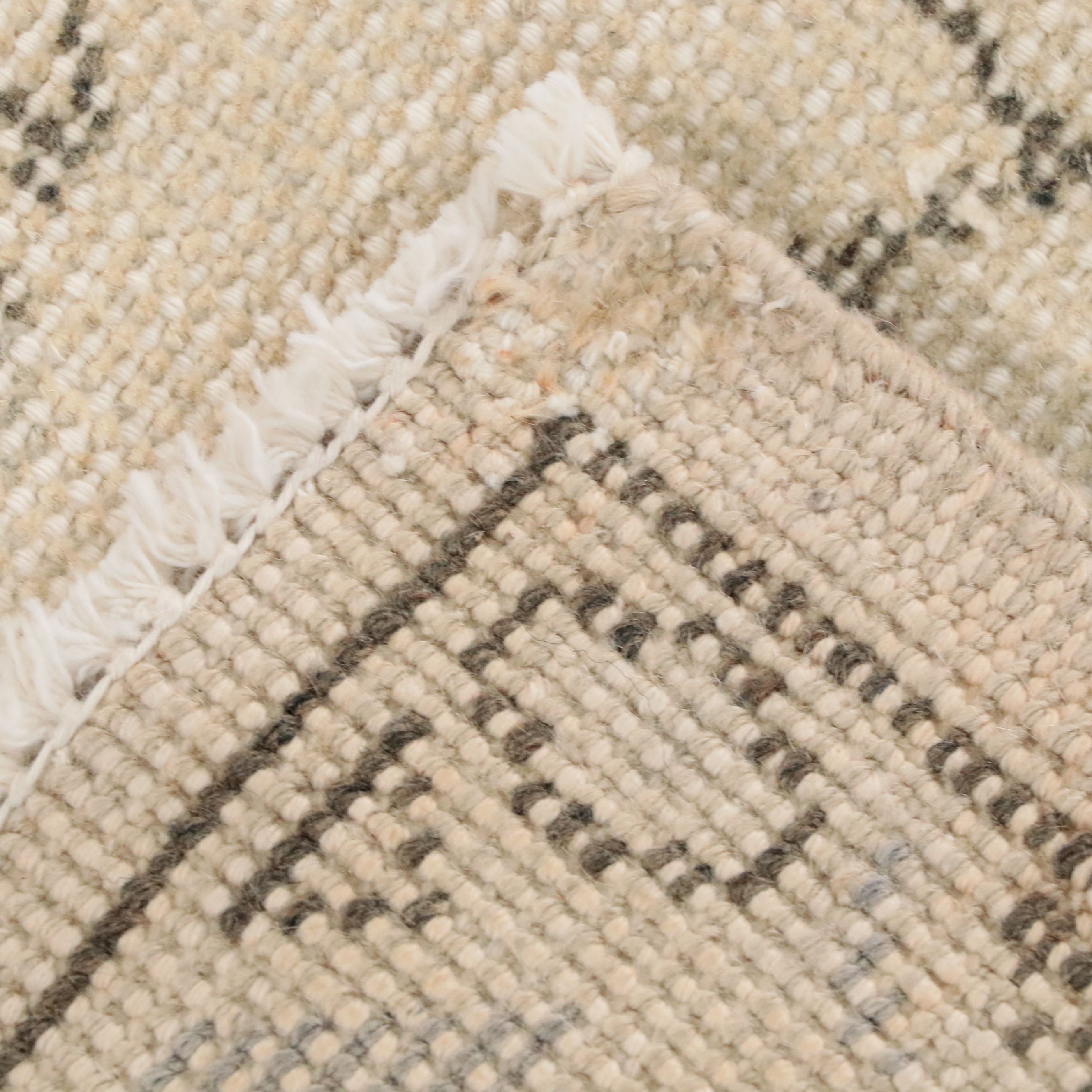 5' x 8'7 Hand-Knotted Turkish Oushak Style Area Rug