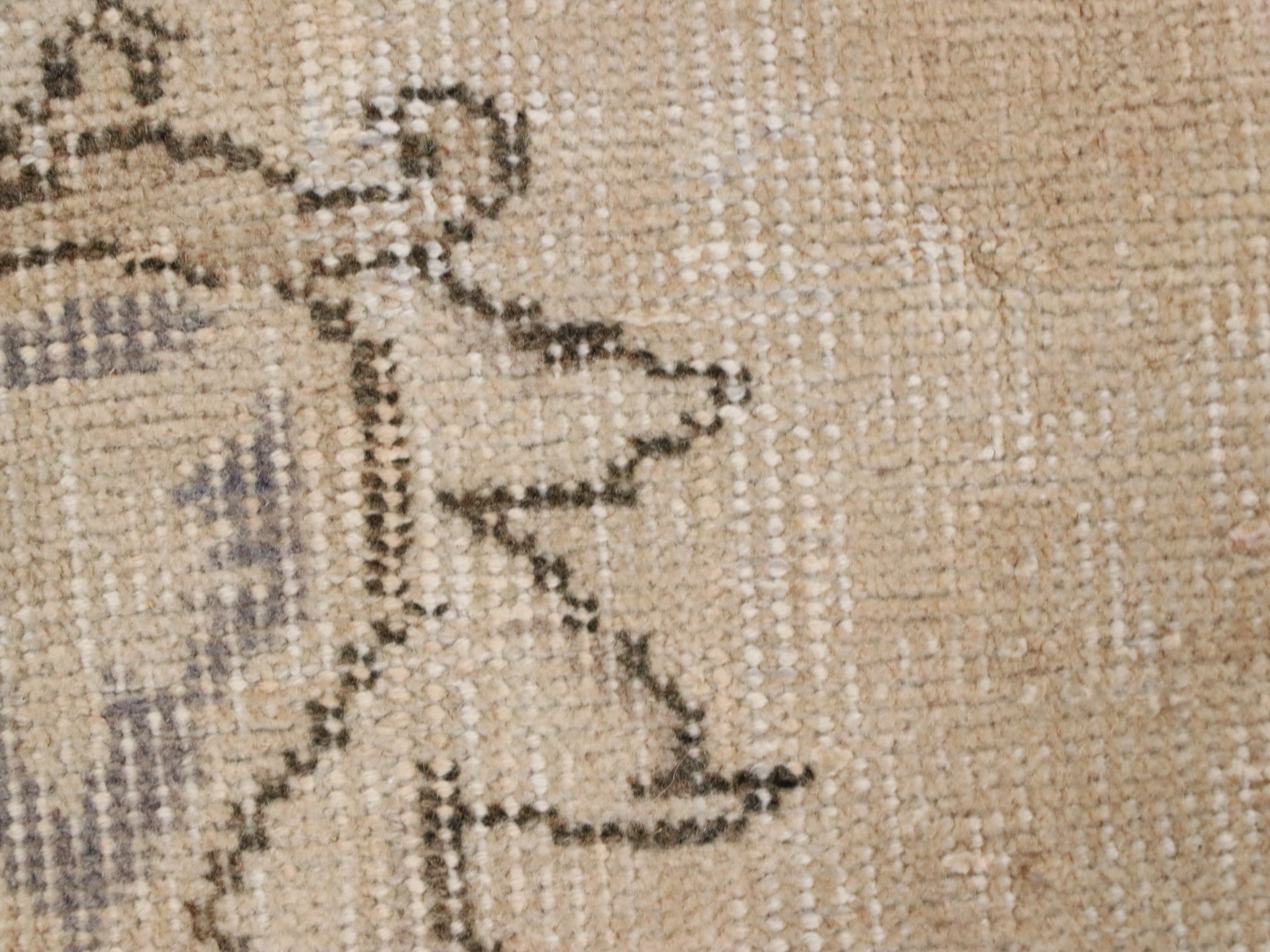 6'7 x 10'3 Hand-Knotted Turkish Style Area Rug