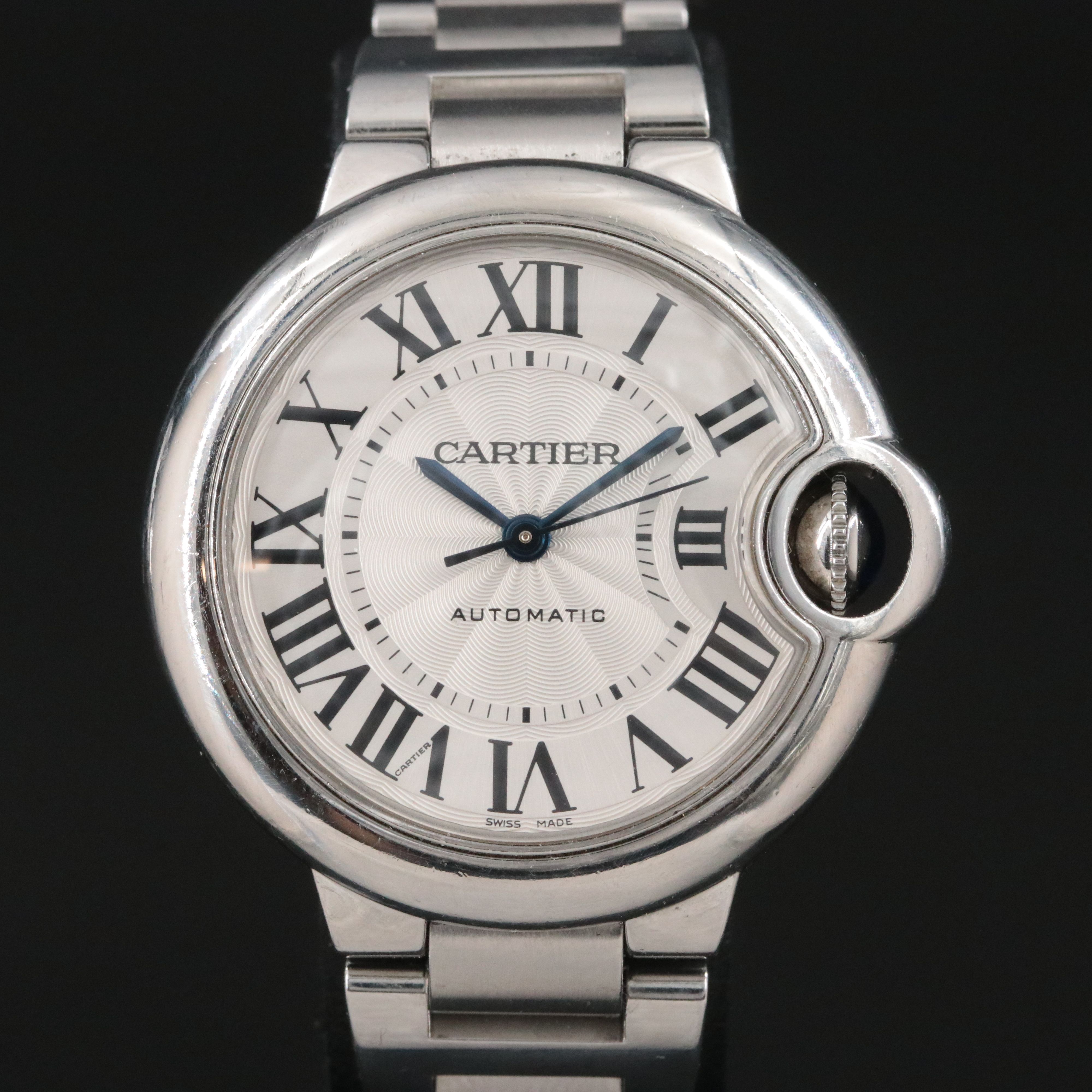 Cartier Ballon Bleu Steel Automatic Ref. 3489 Watch