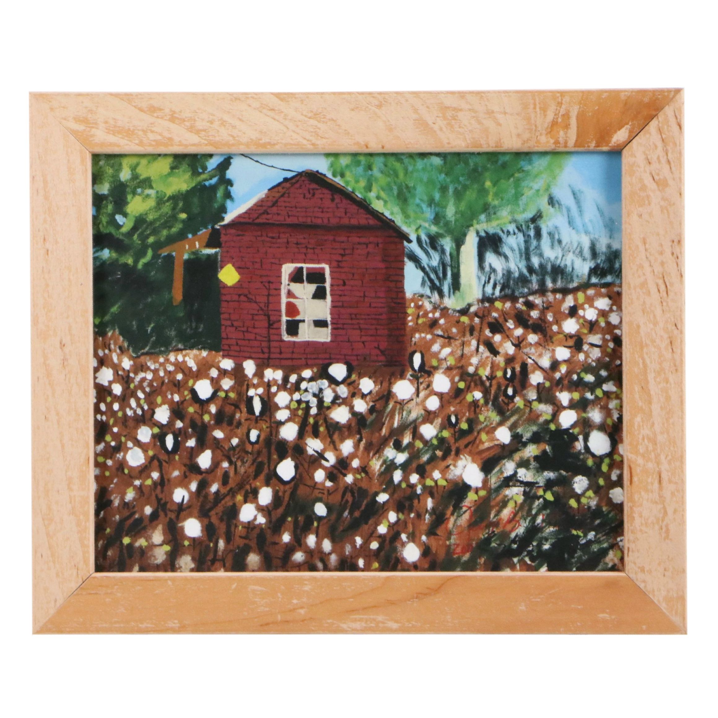 Offset Lithograph After Jery B. Taylor of Brick House, 21st Century