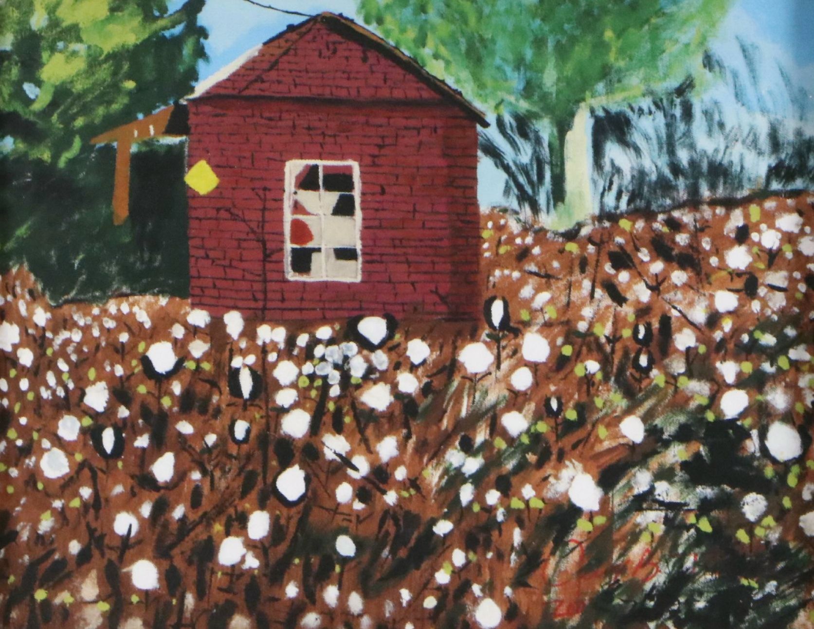 Offset Lithograph After Jery B. Taylor of Brick House, 21st Century