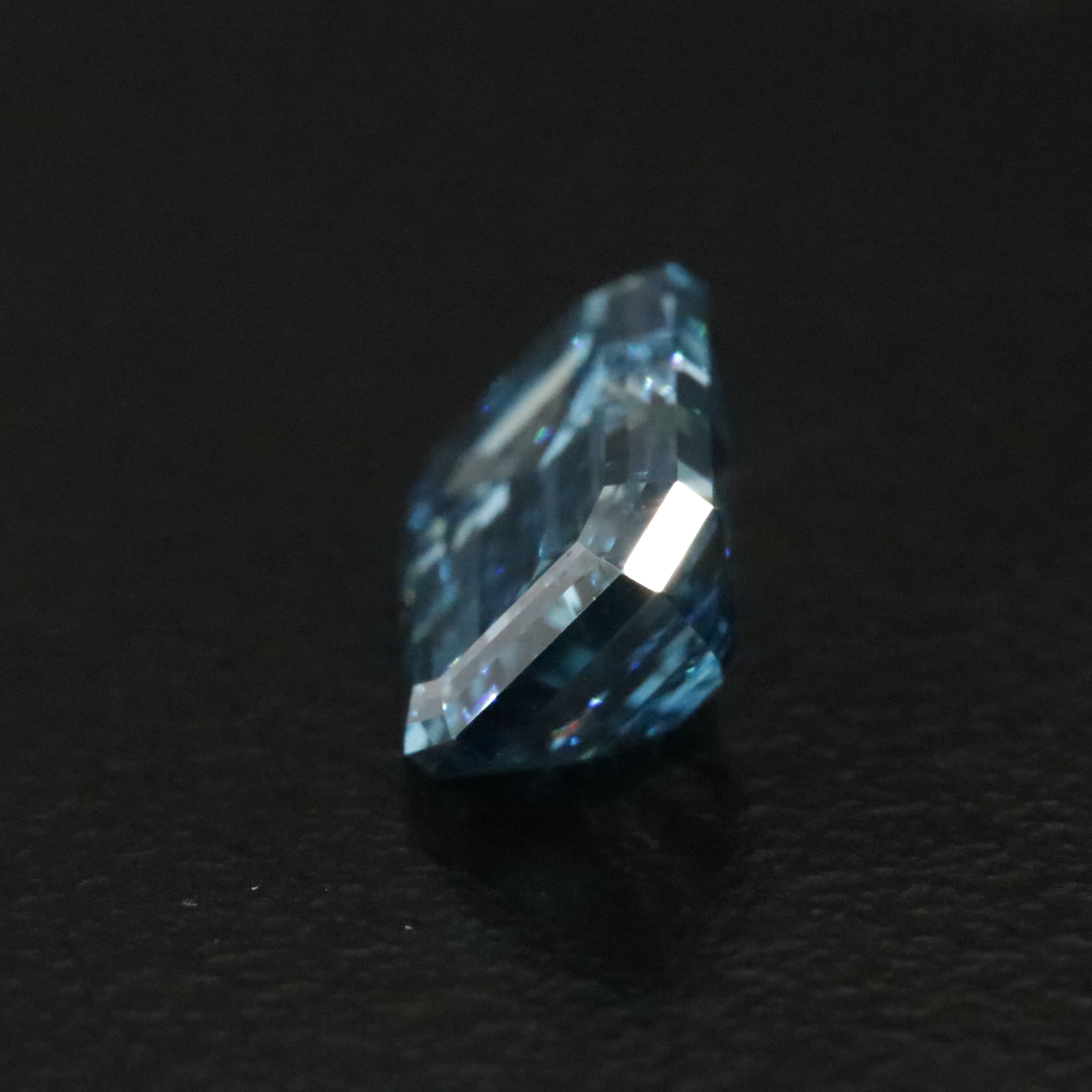 Loose 1.67 CT Lab Grown Fancy Blue Diamond