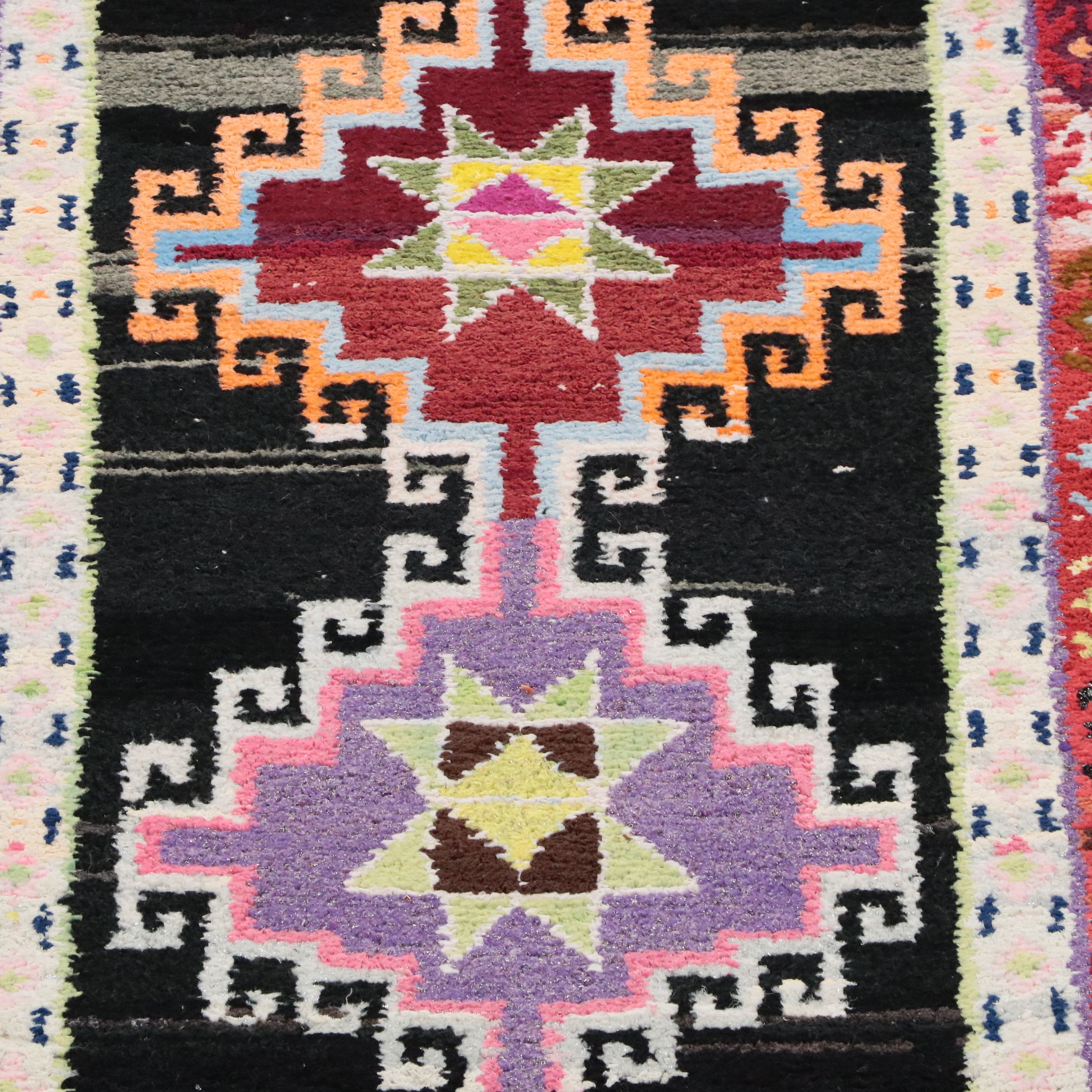 2'7 x 13'4 Hand-Knotted Turkish Anatolian Carpet Runner