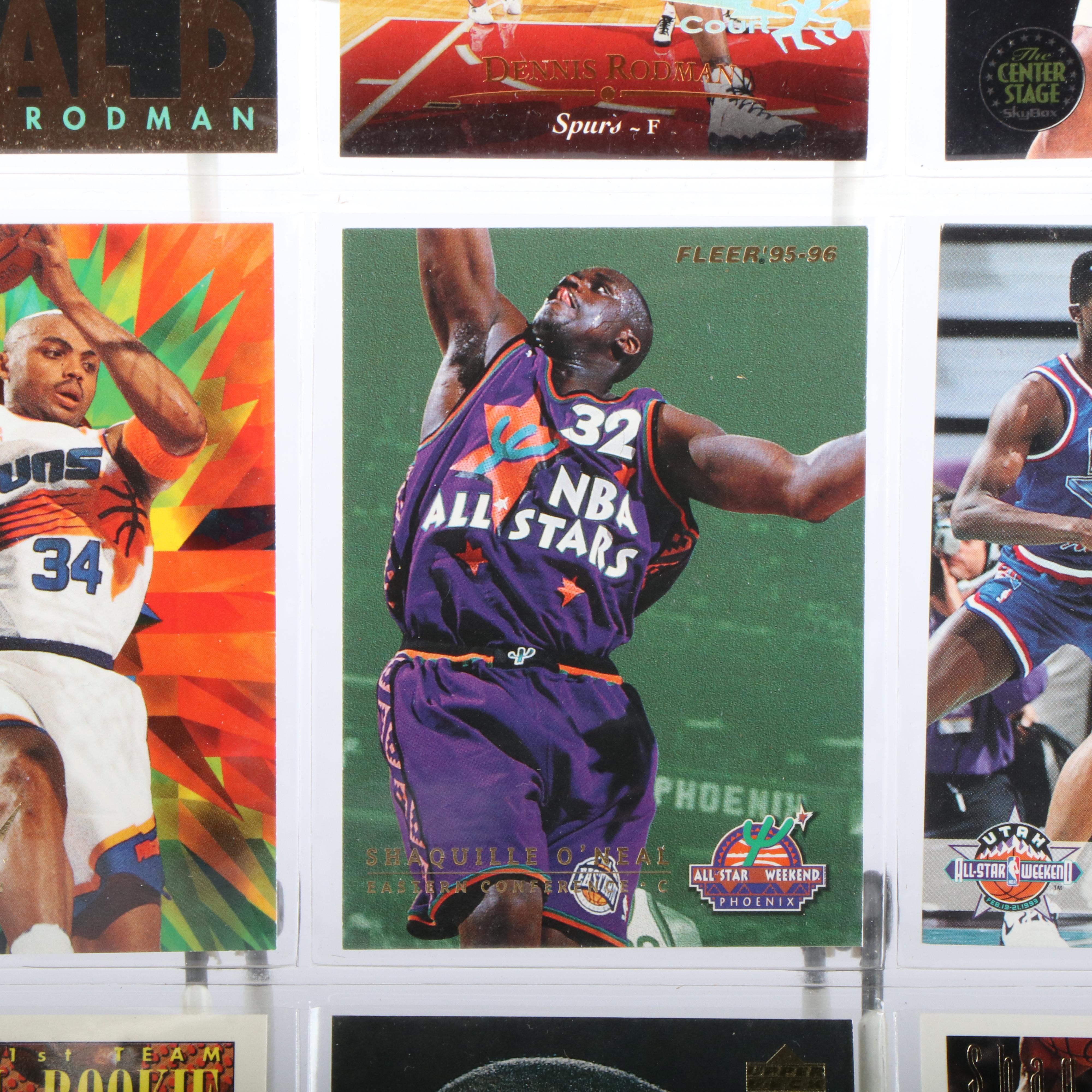 Fleer Ultra with Other Basketball Cards Featuring Dennis Rodman and More