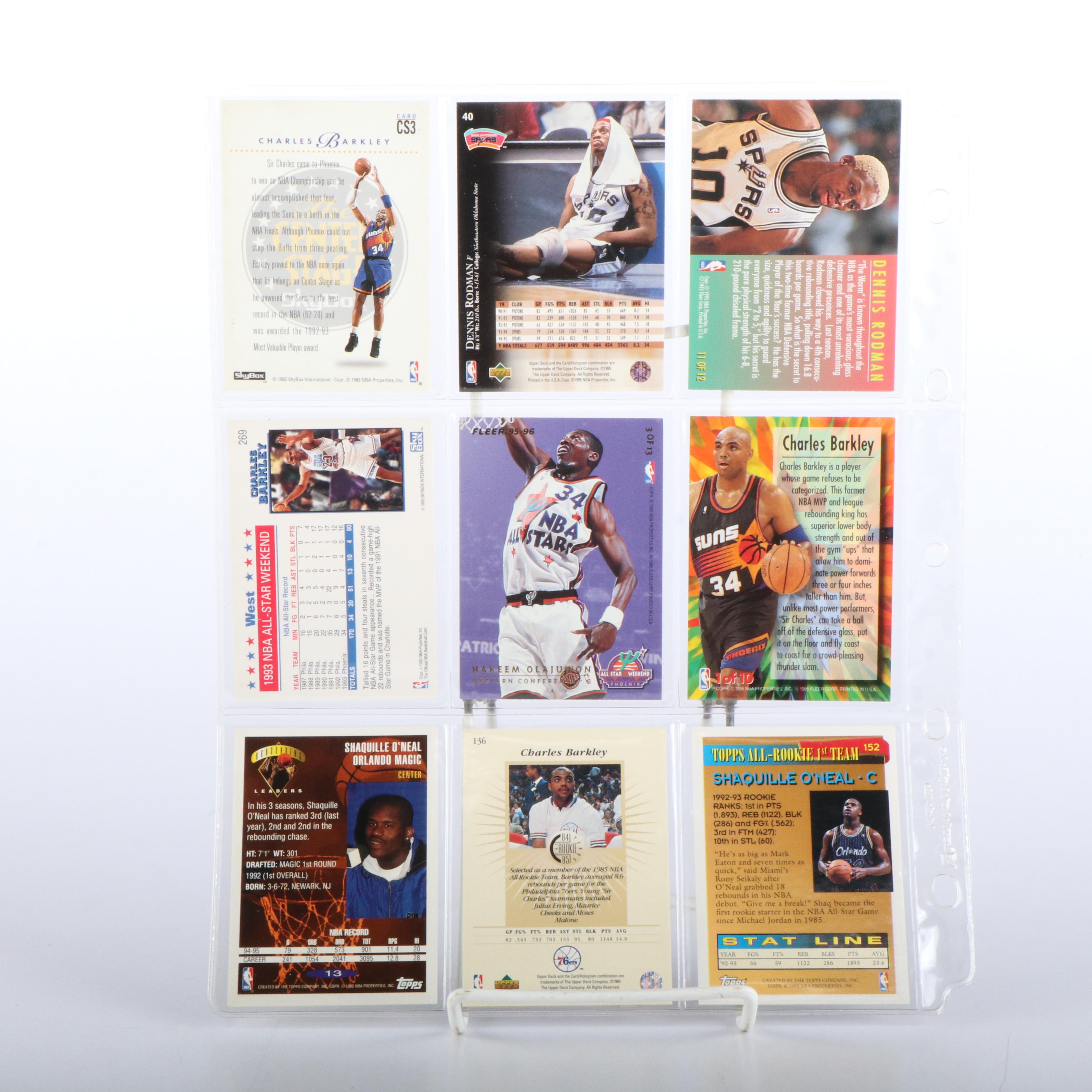 Fleer Ultra with Other Basketball Cards Featuring Dennis Rodman and More