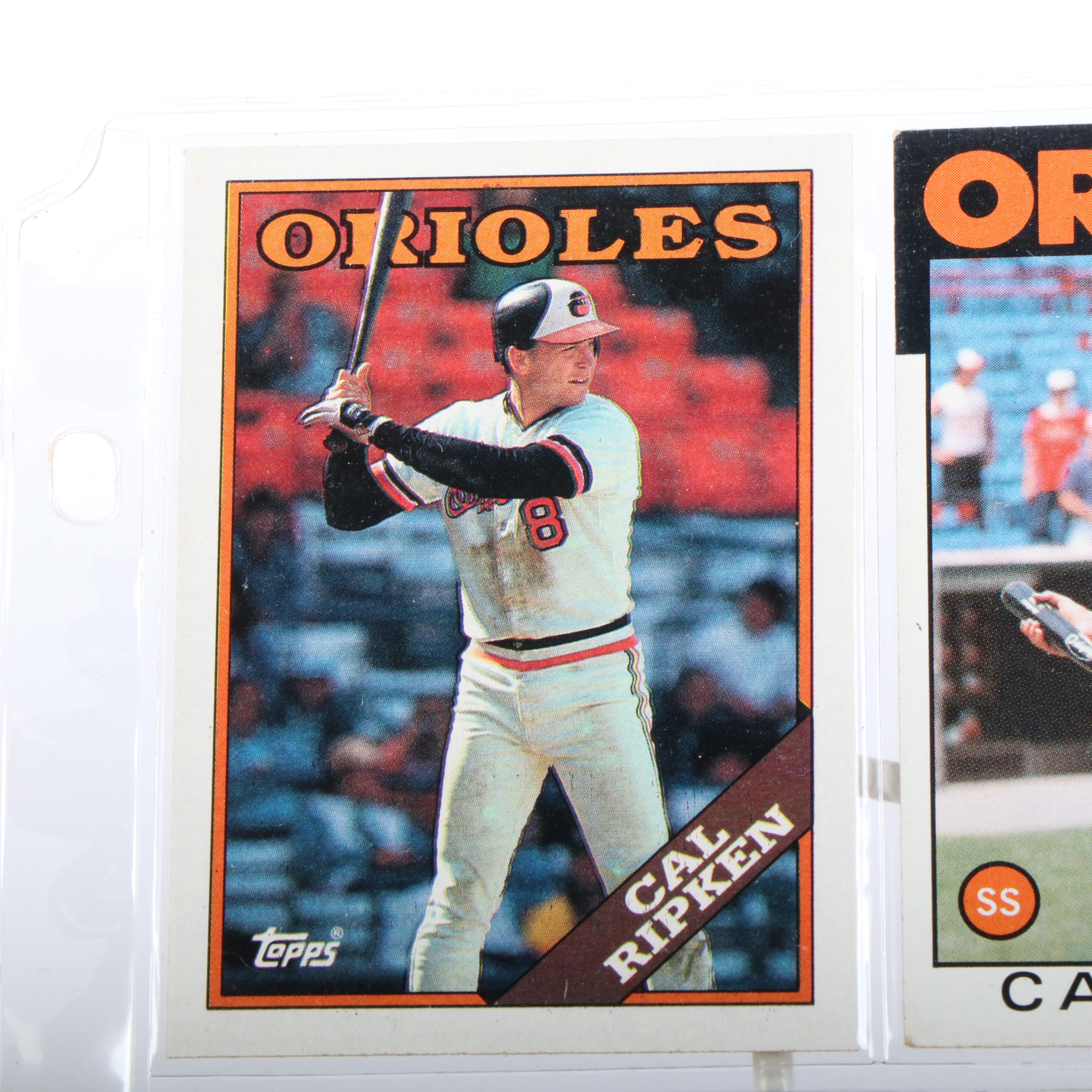 Cal Ripken Jr. Baseball Cards Featuring Rookie and More, 1980s