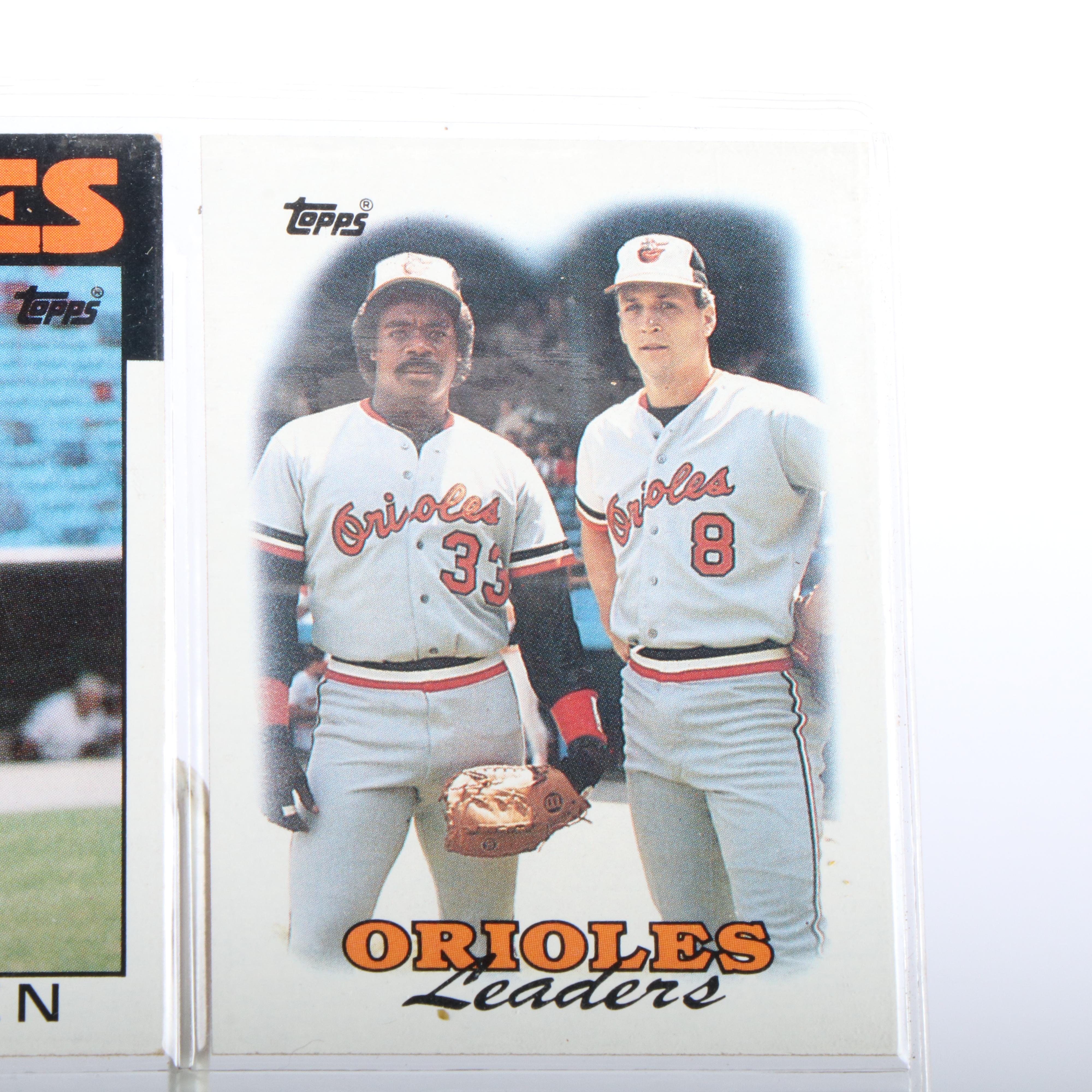Cal Ripken Jr. Baseball Cards Featuring Rookie and More, 1980s
