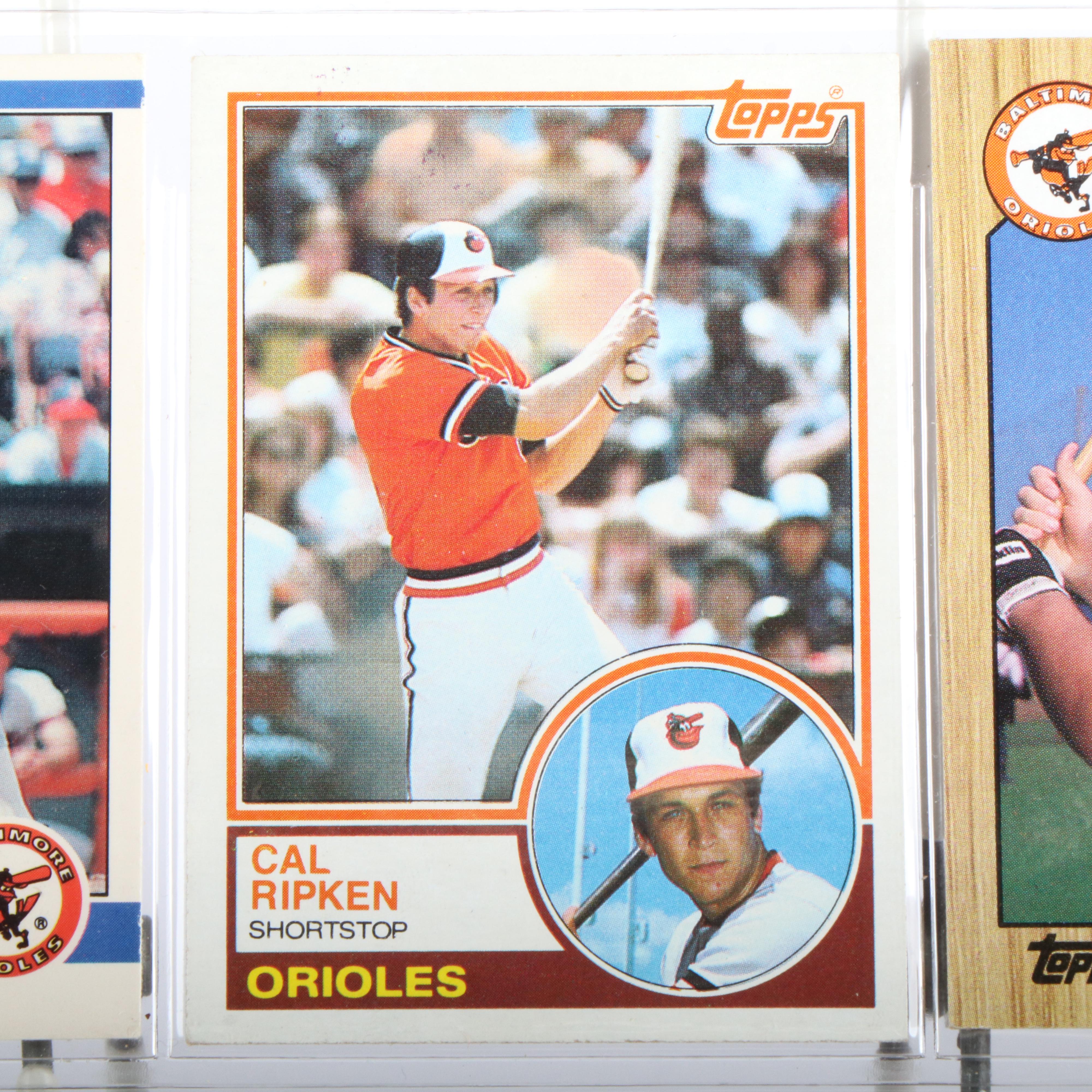 Cal Ripken Jr. Baseball Cards Featuring Rookie and More, 1980s