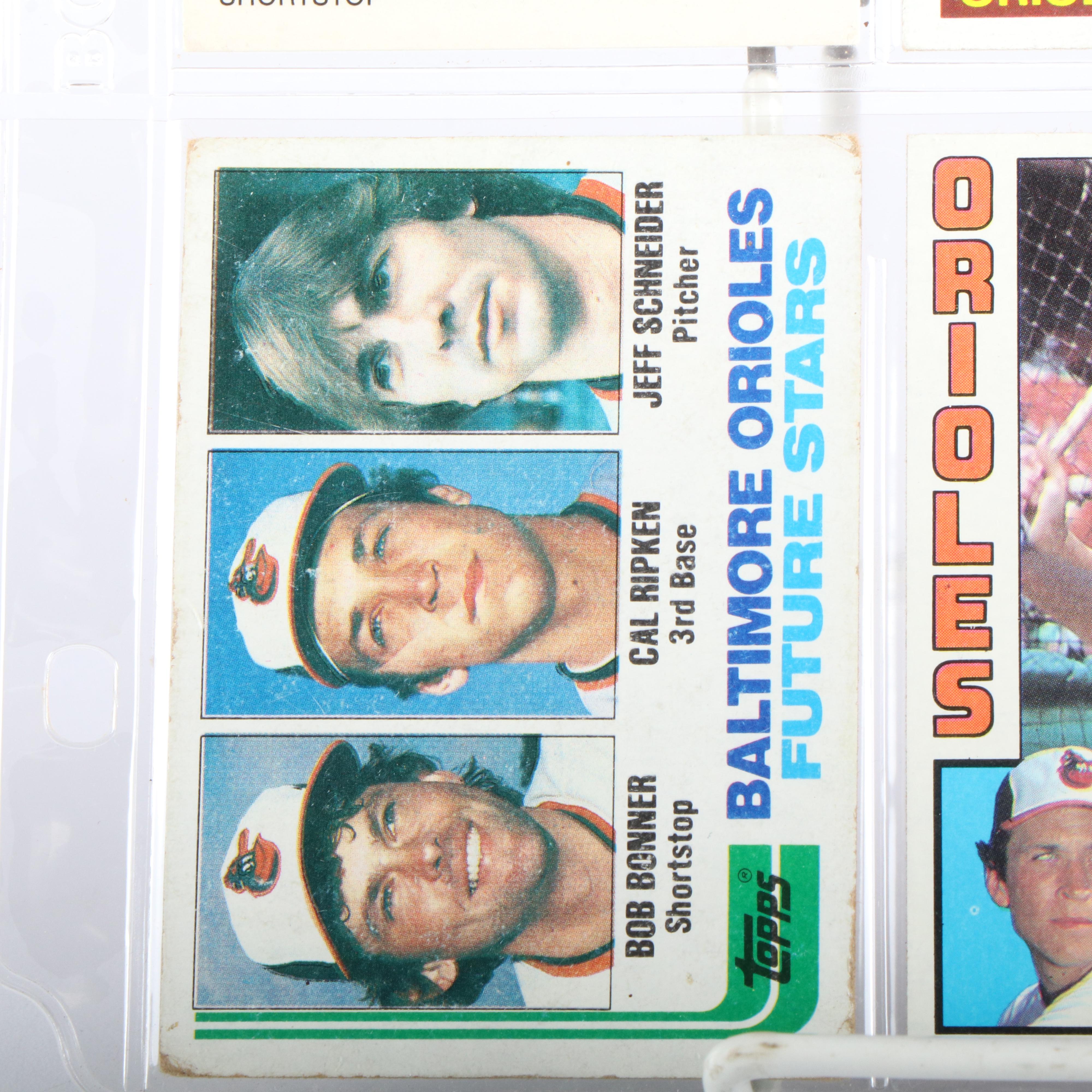 Cal Ripken Jr. Baseball Cards Featuring Rookie and More, 1980s