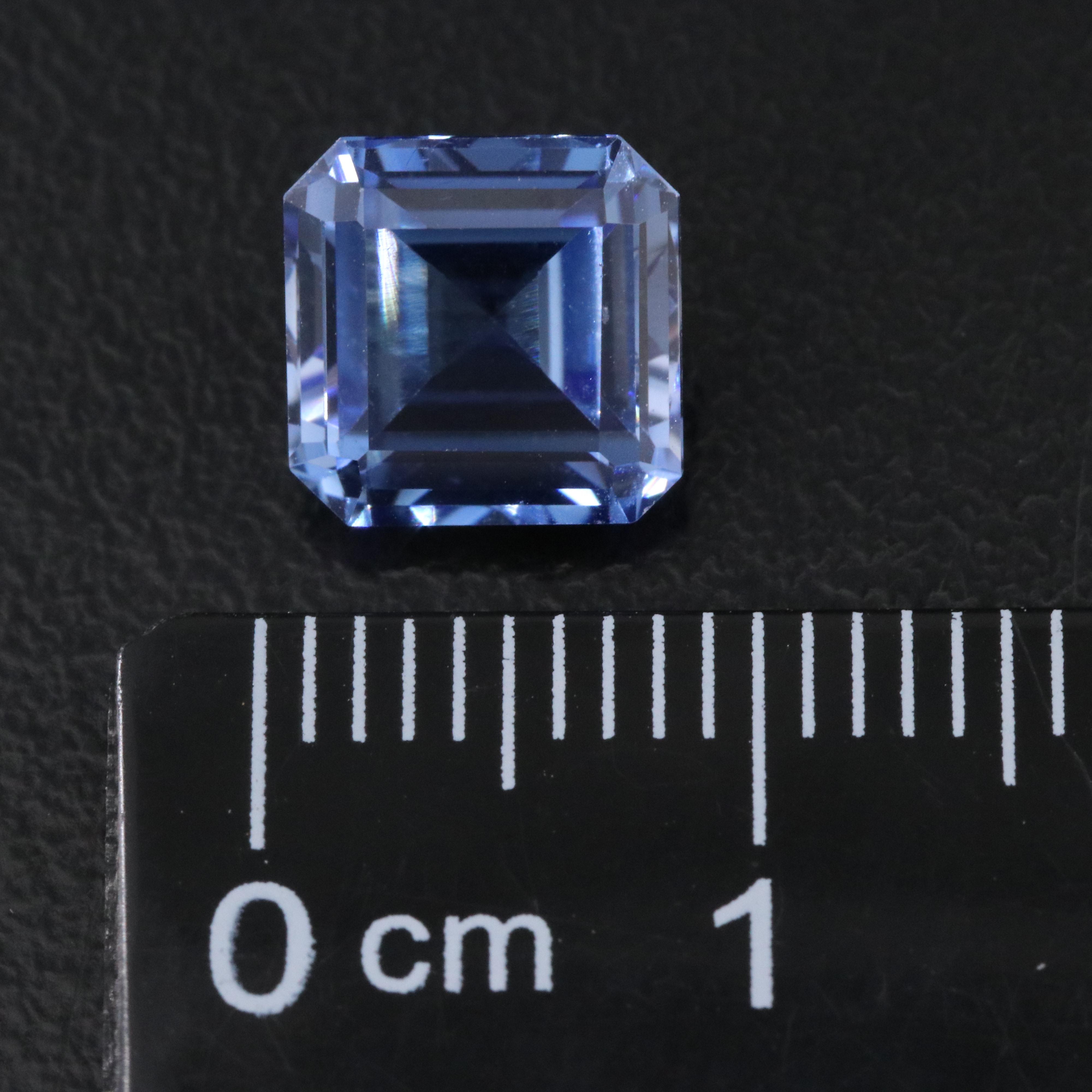 Loose 6.82 CTW Lab Grown Sapphire Pair