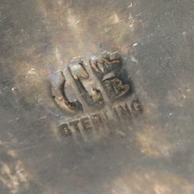 Charlie Chee Bowie Navajo Diné Sterling Silver Jasper Belt Buckle