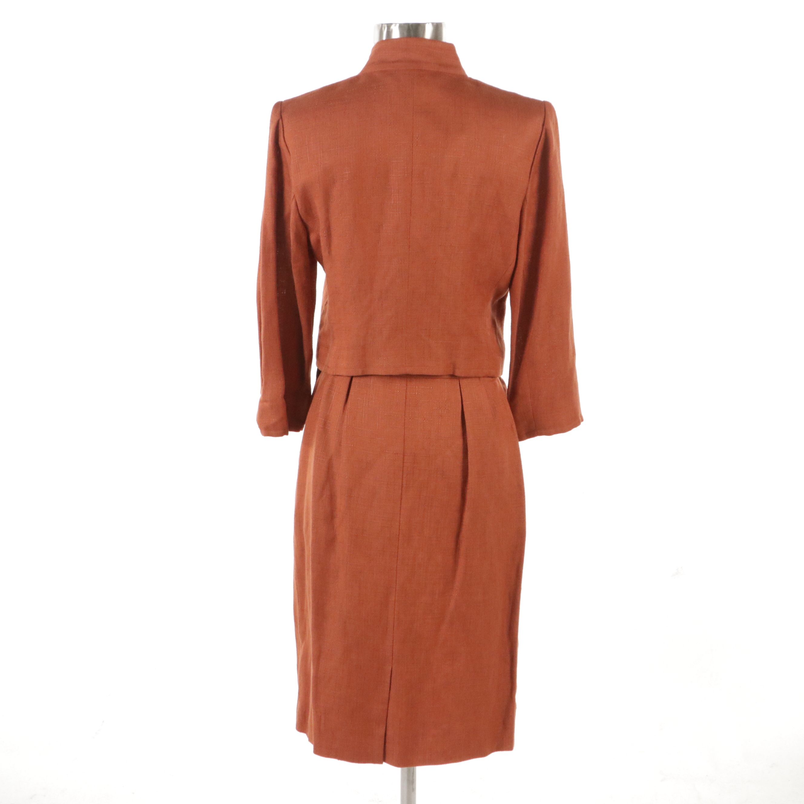 Yves Saint Laurent Linen Skirt Suit