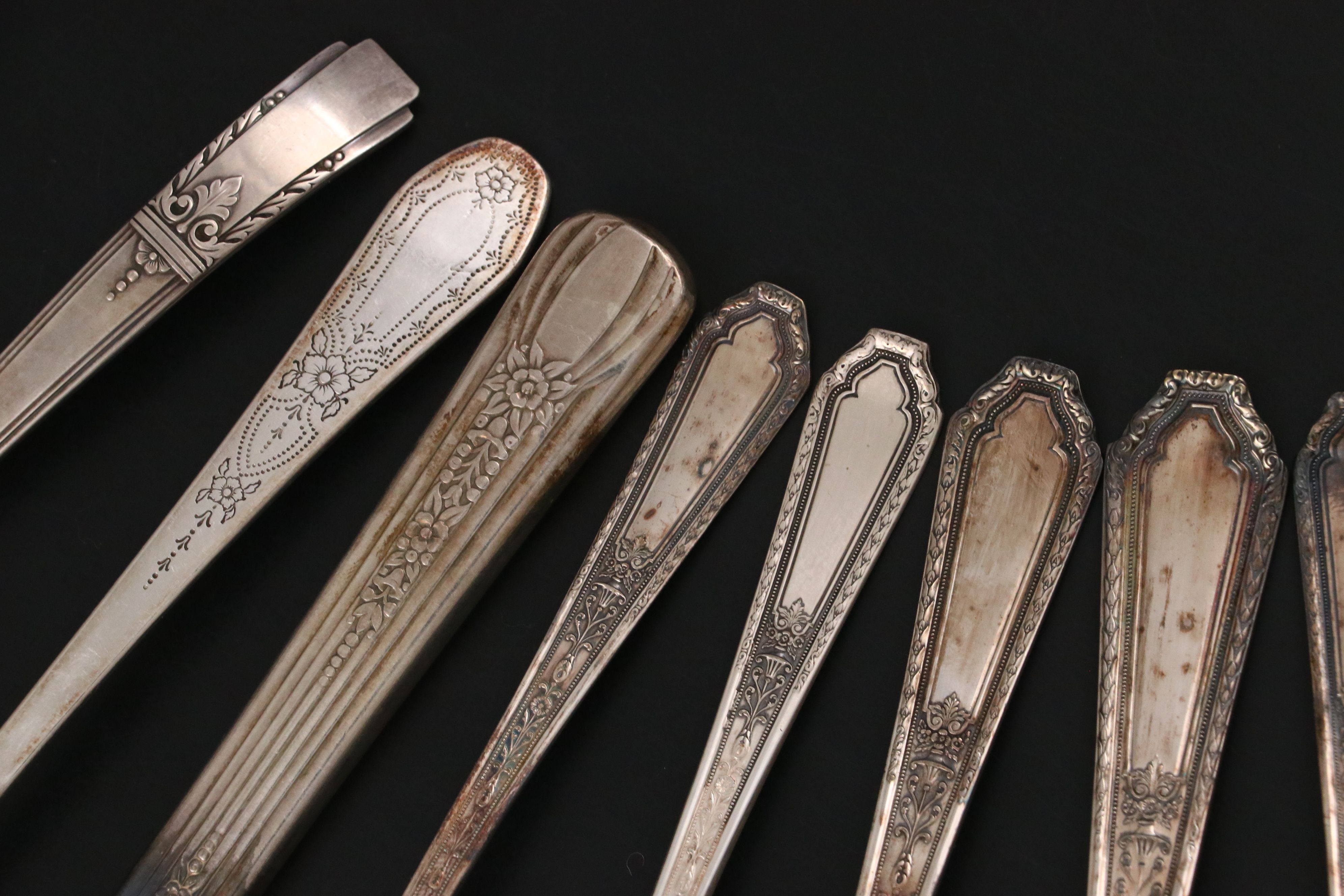 Oneida "Caprice" and Other Silver Plate Flatware, Early to Mid-20th C.